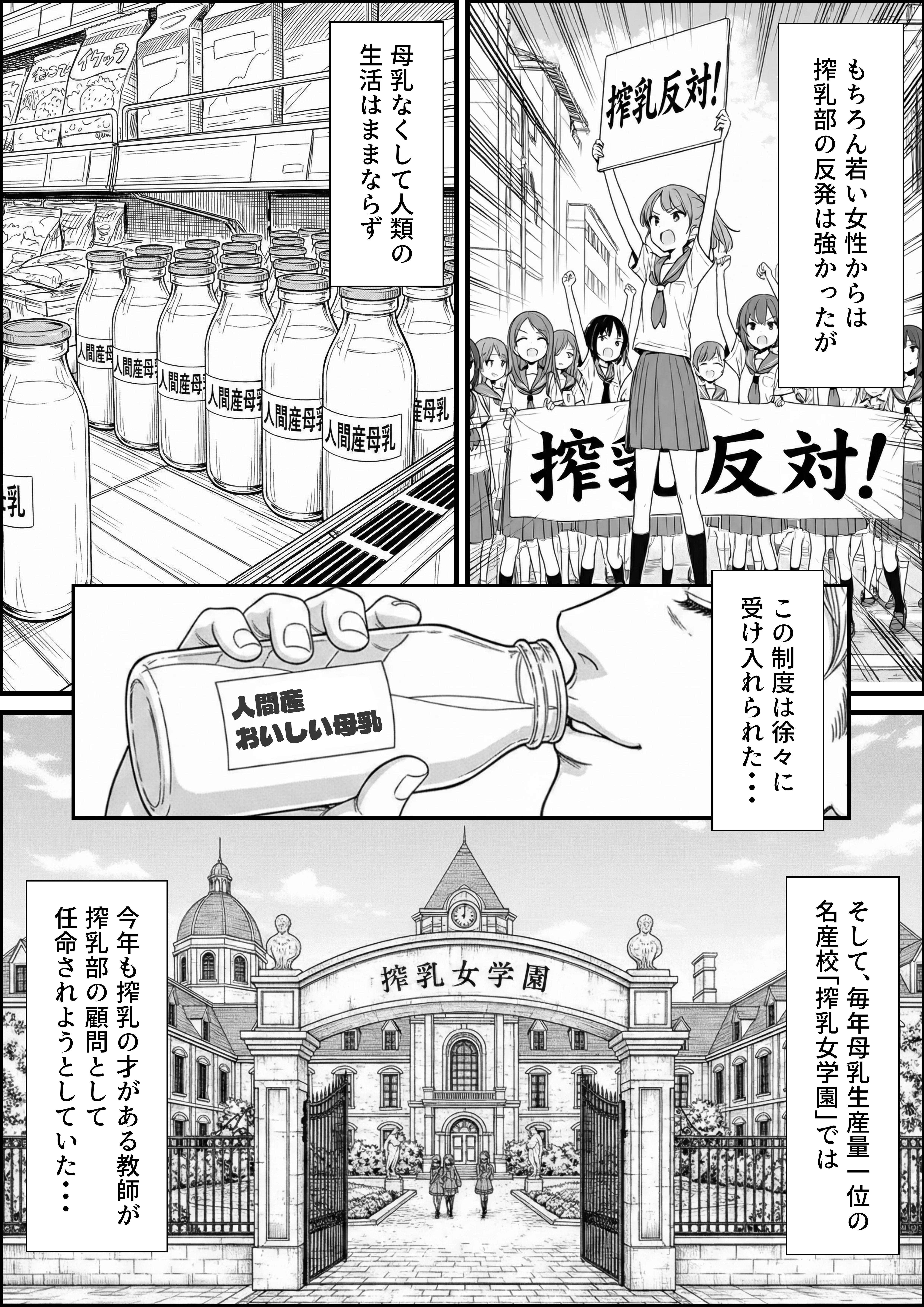 搾乳部の顧問に任命されたので。〜嫌がる生徒から母乳出させて俺専用家畜オナホにすることにしました〜 SM・オナニー・パイズリ サンプル2ページ目(妄想体験コミック@MTコミック)