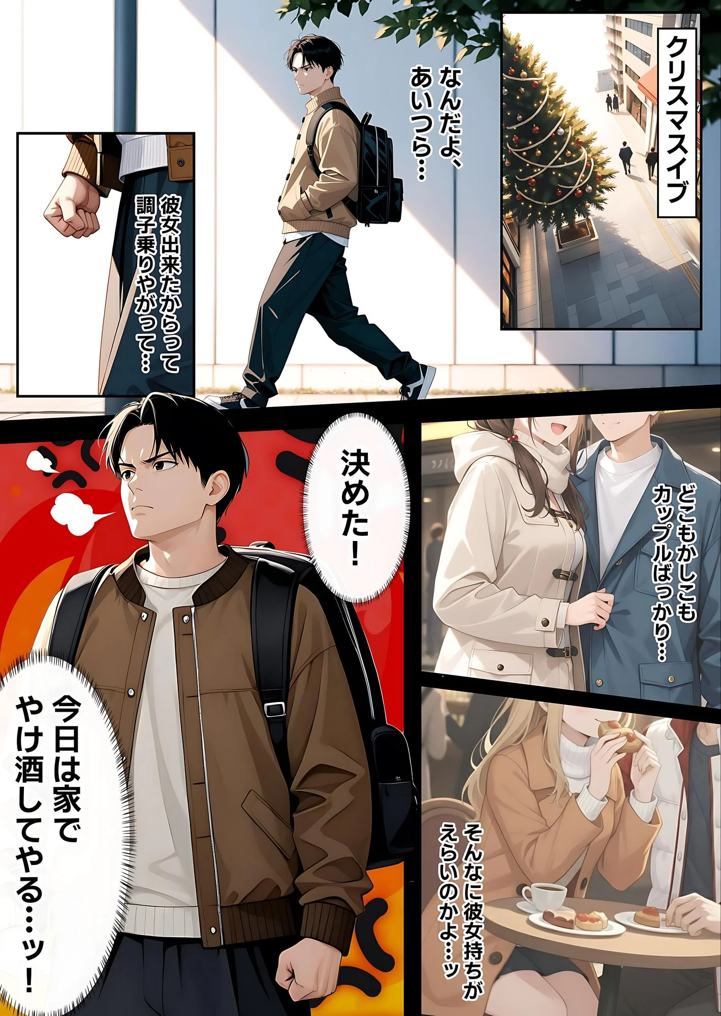 サンタさんにお願いしたら、あざと系お姉さんが届いた・・！！ お姉さん・コスプレ・ビッチ サンプル4ページ目(妄想体験コミック@MTコミック)