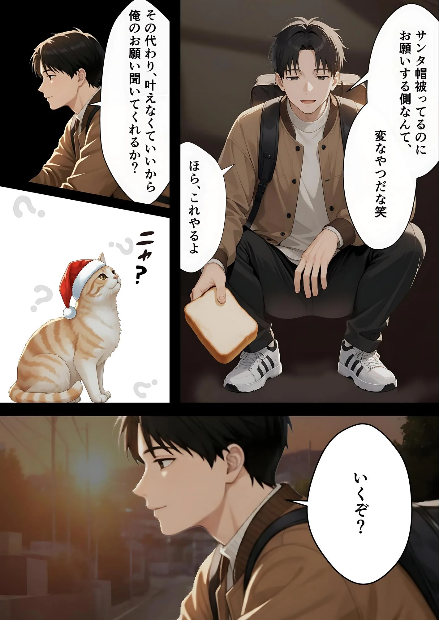 サンタさんにお願いしたら、あざと系お姉さんが届いた・・！！ お姉さん・コスプレ・ビッチ サンプル10ページ目(妄想体験コミック@MTコミック)