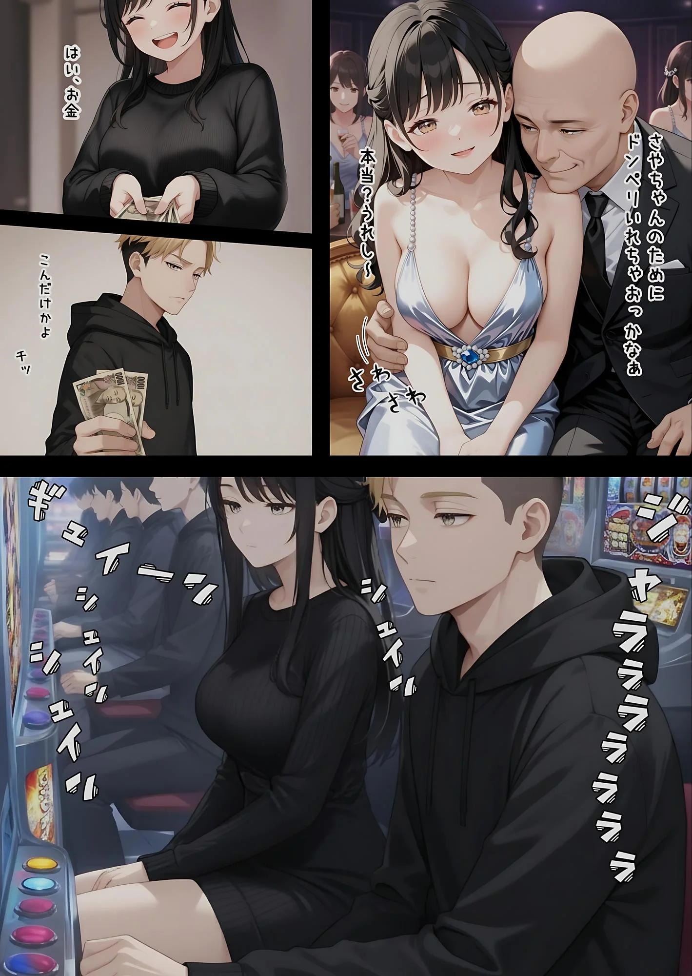 サンタさんにお願いしたら、あざと系お姉さんが届いた・・！！ お姉さん・コスプレ・ビッチ サンプル17ページ目(妄想体験コミック@MTコミック)