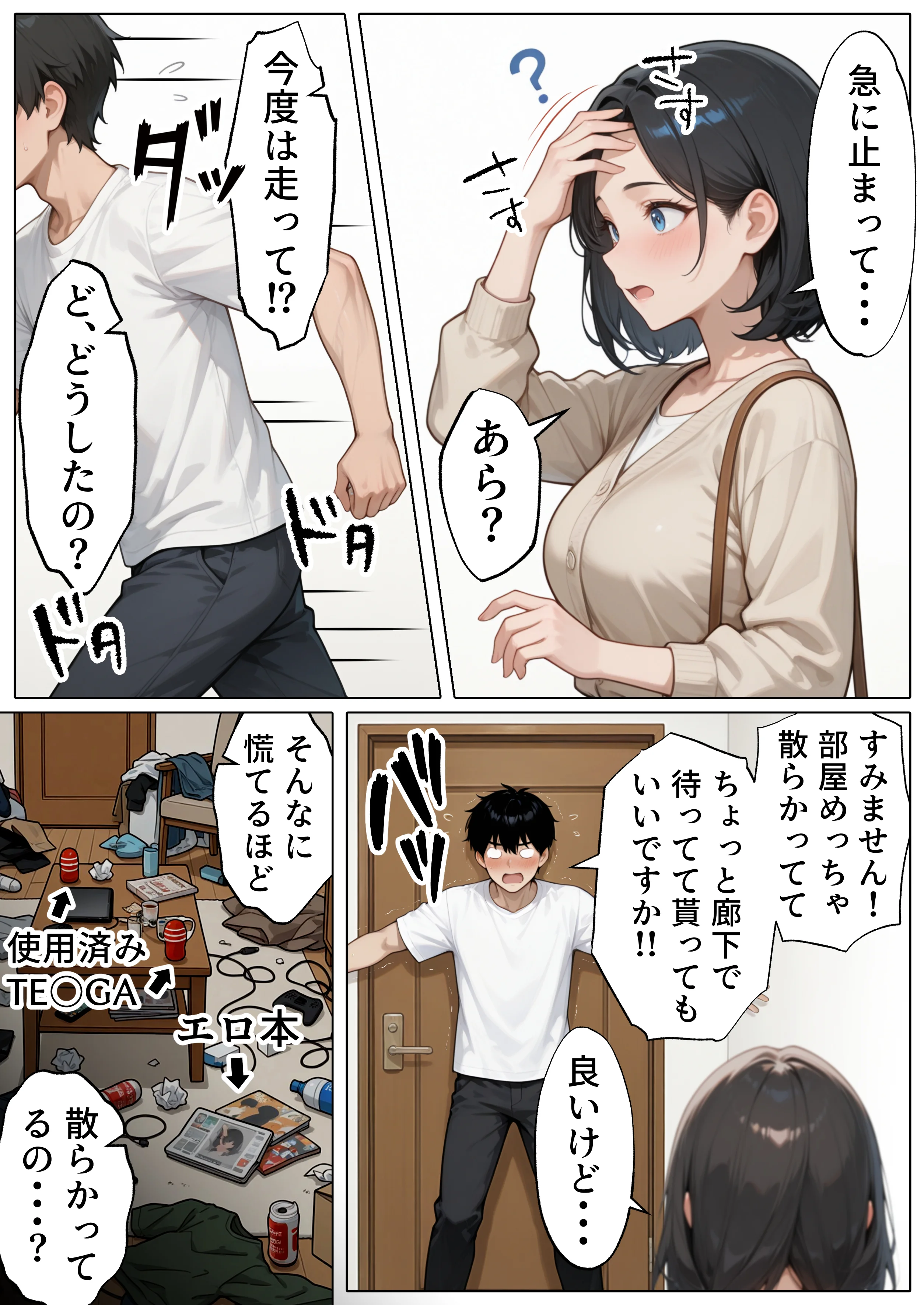 【続編:JKのママ2】ラブドール頼んだら、JKのママが来た 熟女・人妻・主婦・巨乳 サンプル6ページ目（AOI-COMICS）