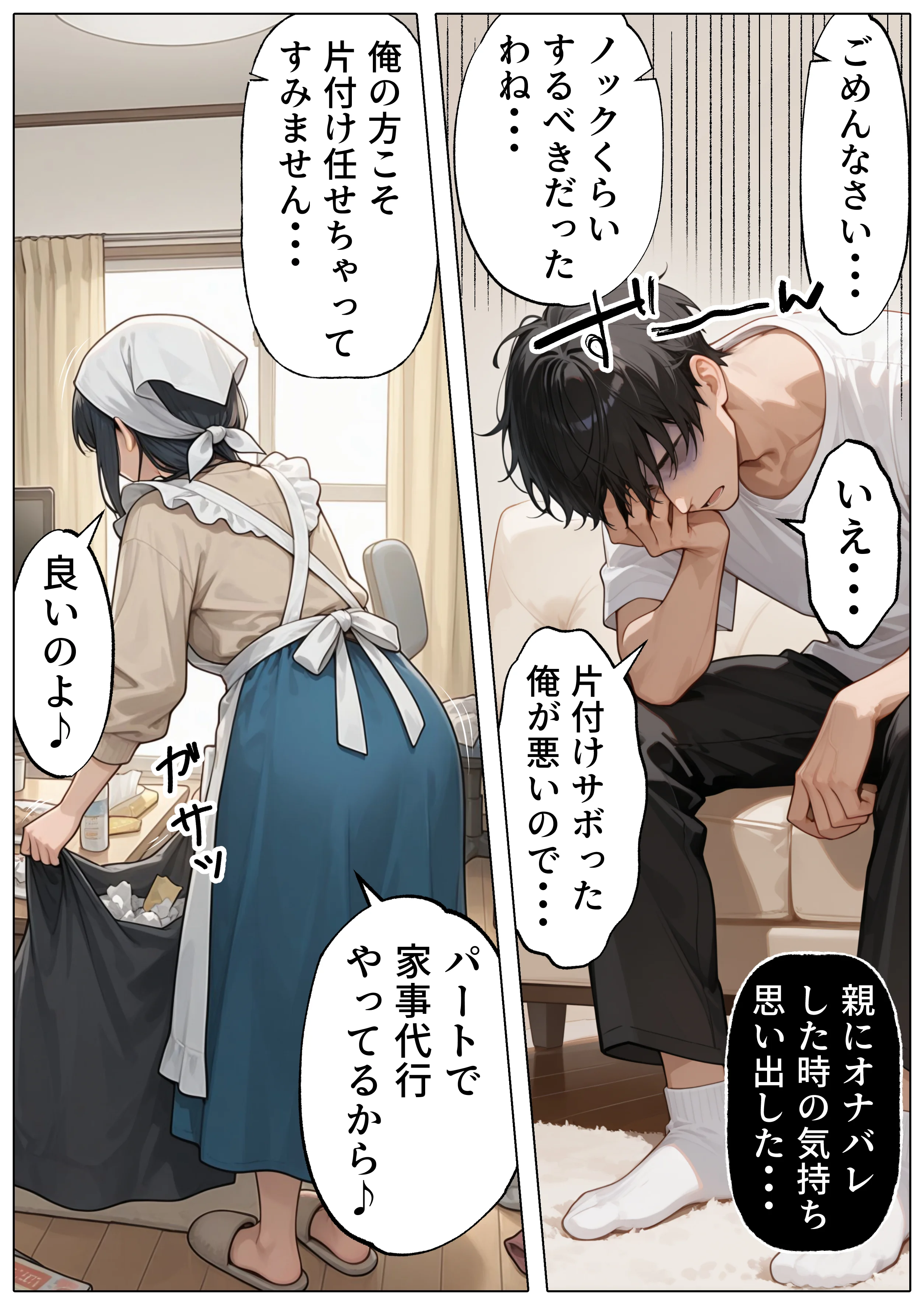 【続編:JKのママ2】ラブドール頼んだら、JKのママが来た 熟女・人妻・主婦・巨乳 サンプル10ページ目（AOI-COMICS）