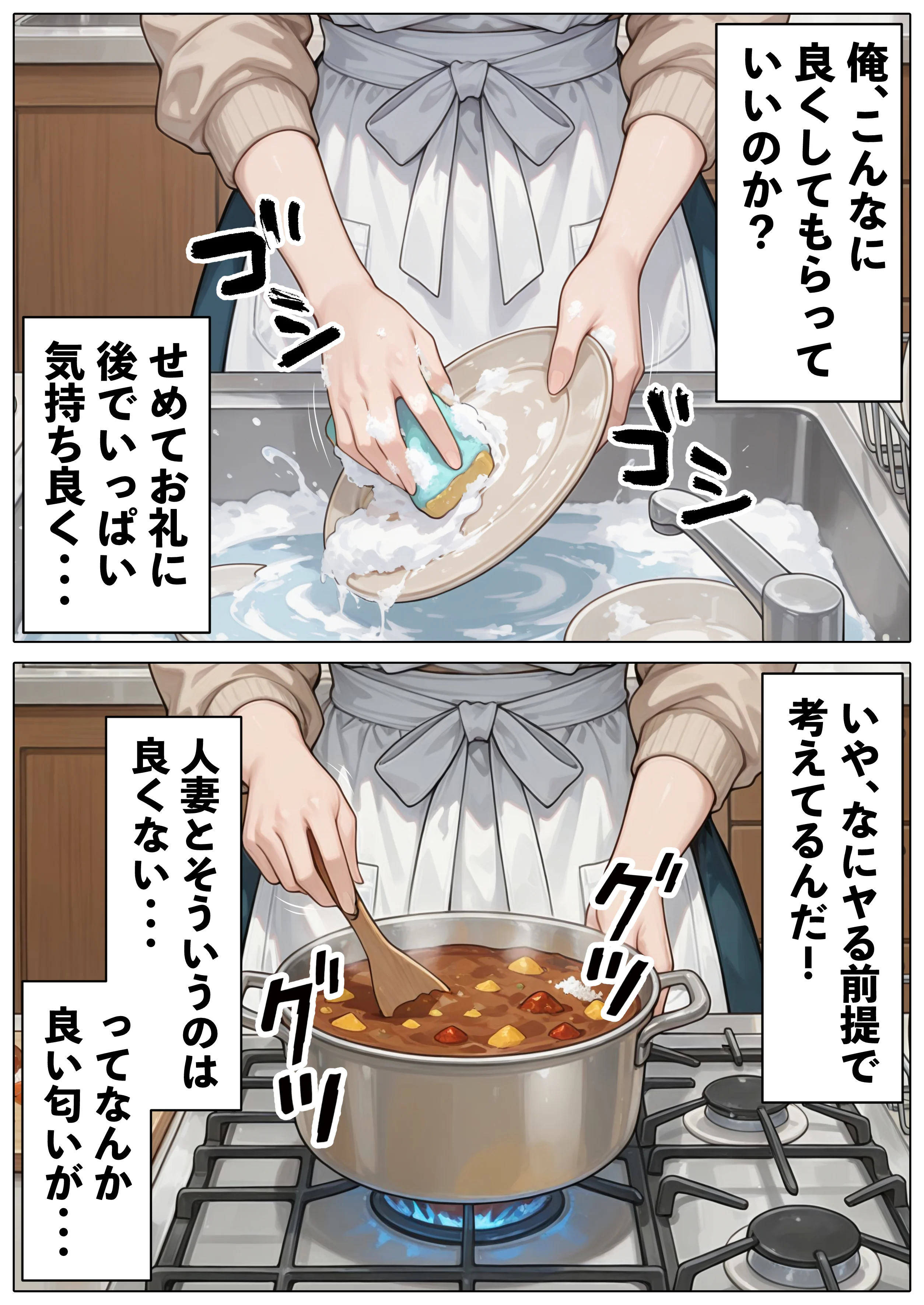 【続編:JKのママ2】ラブドール頼んだら、JKのママが来た 熟女・人妻・主婦・巨乳 サンプル12ページ目（AOI-COMICS）
