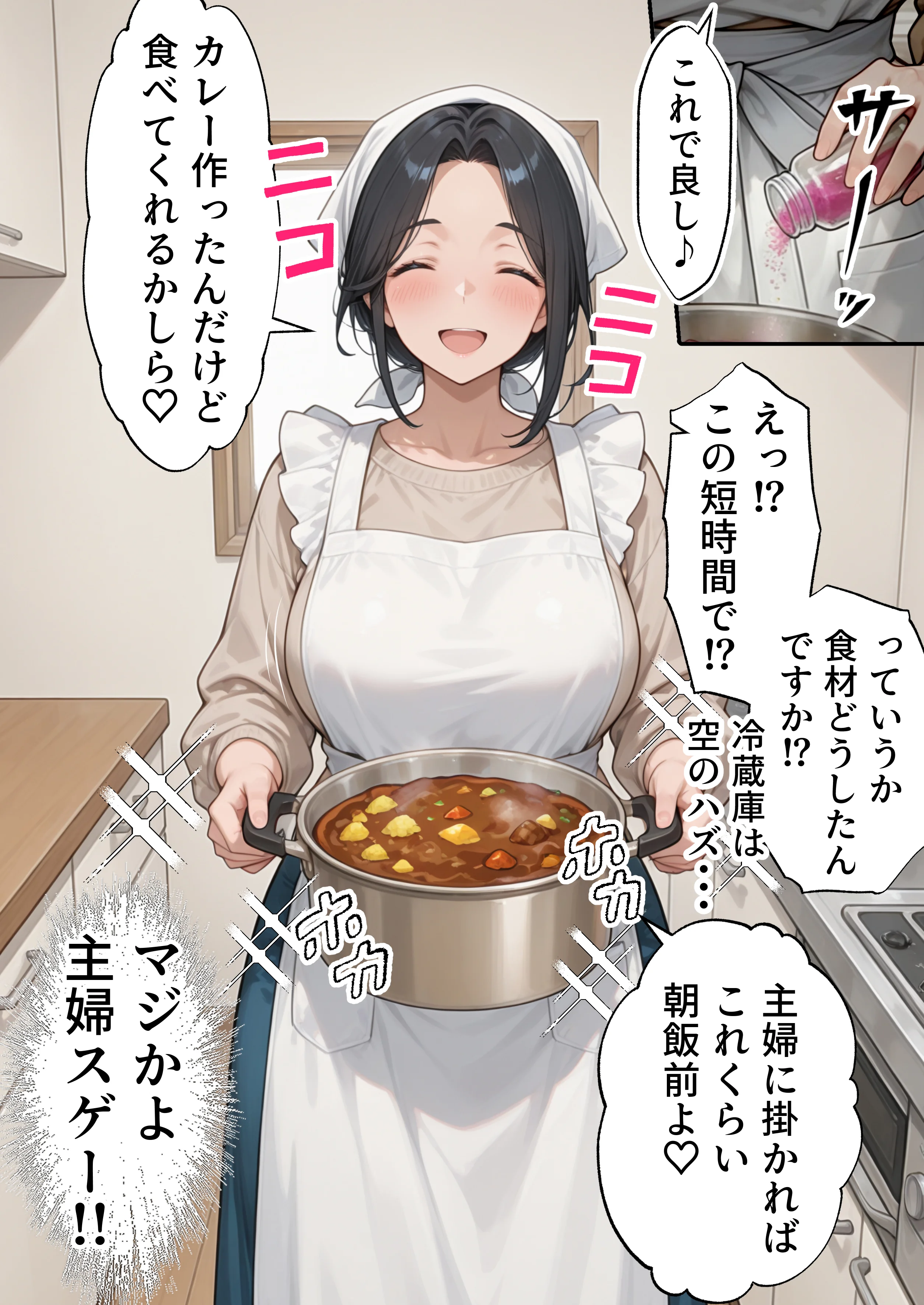 【続編:JKのママ2】ラブドール頼んだら、JKのママが来た 熟女・人妻・主婦・巨乳 サンプル13ページ目（AOI-COMICS）