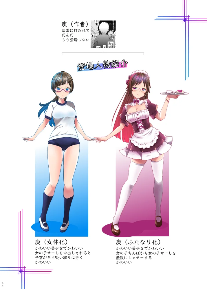 【総集編】俺が分裂して異世界でTSする話1〜12 ふたなり・性転換・女体化・巨乳 サンプル28ページ目（gallery walhalla）