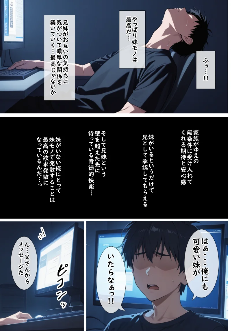 妹モノ好きの俺が義妹と結婚するまでの話 制服・パイパン・中出し サンプル2ページ目（無明長屋）