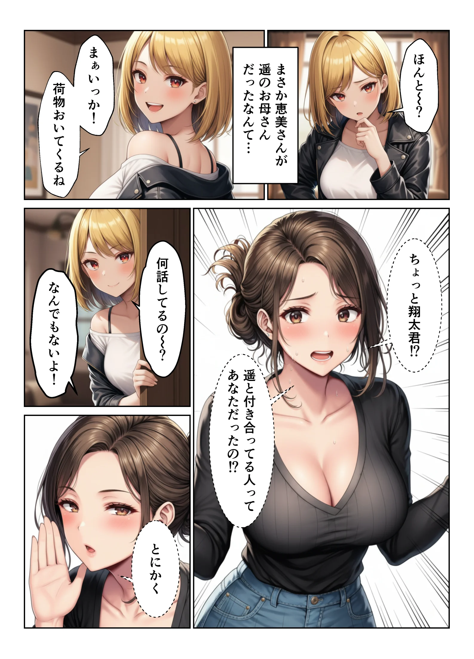 親子丼 禁断の親子丼ハーレム再会の誘惑と寝取りの果て 熟女・人妻・主婦・巨乳 サンプル15ページ目（ヌキっぱなし）