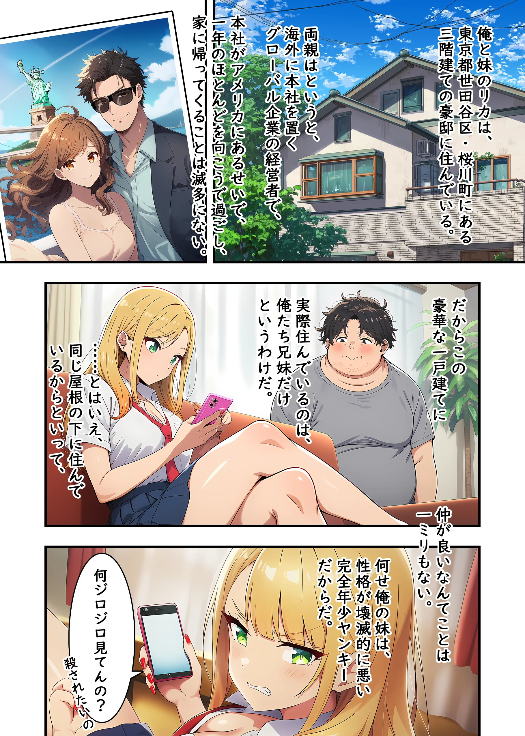 不良ギャルの調教プラン:優秀な妹になるまで調教は終わらない 拘束・辱め・制服 サンプル5ページ目（ぷにりえ屋）