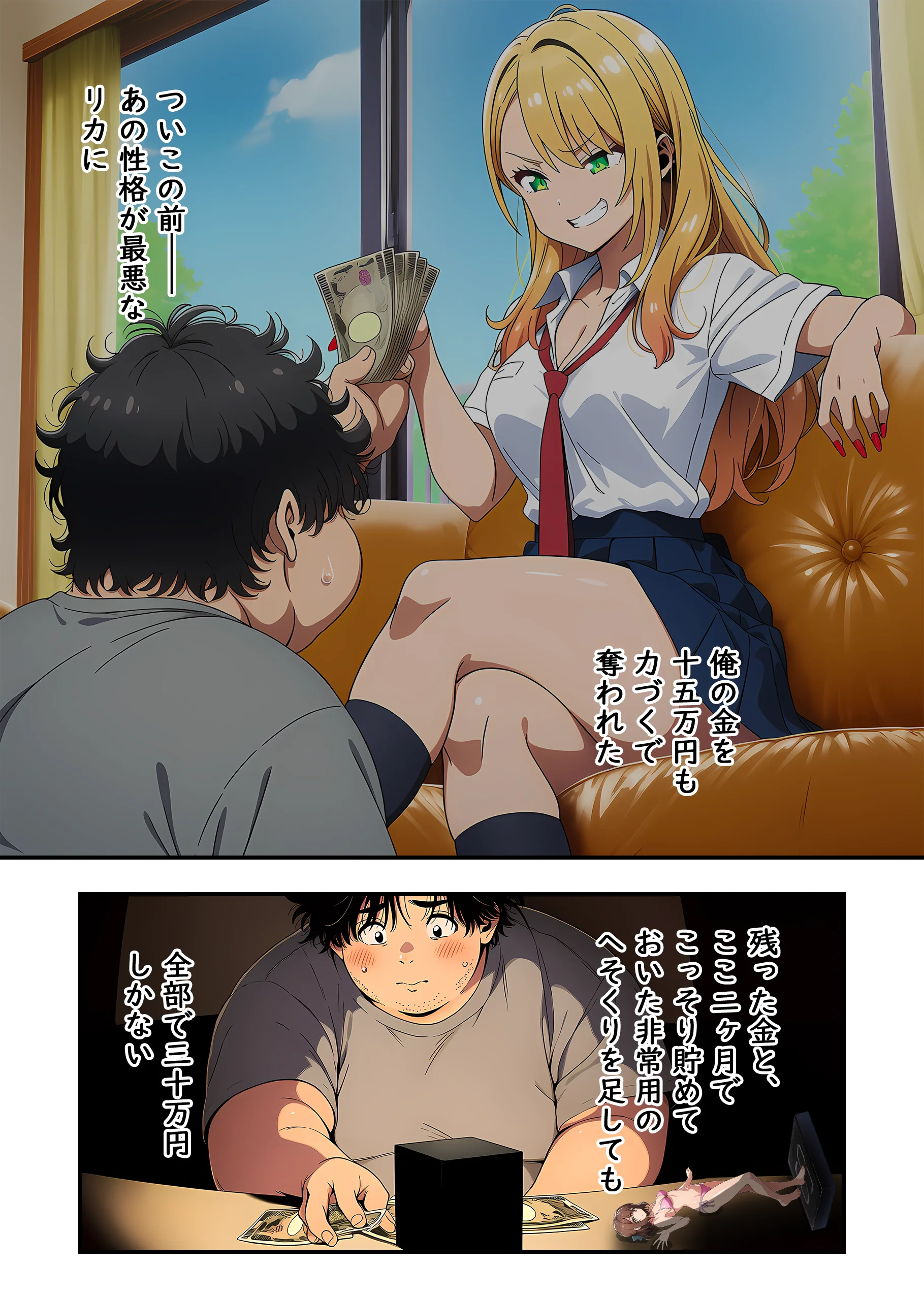 不良ギャルの調教プラン:優秀な妹になるまで調教は終わらない 拘束・辱め・制服 サンプル11ページ目（ぷにりえ屋）