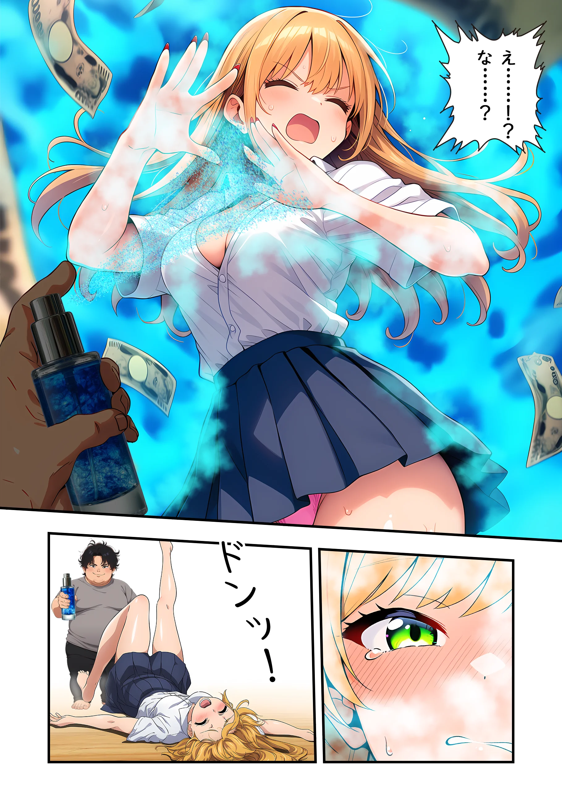 不良ギャルの調教プラン:優秀な妹になるまで調教は終わらない 拘束・辱め・制服 サンプル21ページ目（ぷにりえ屋）