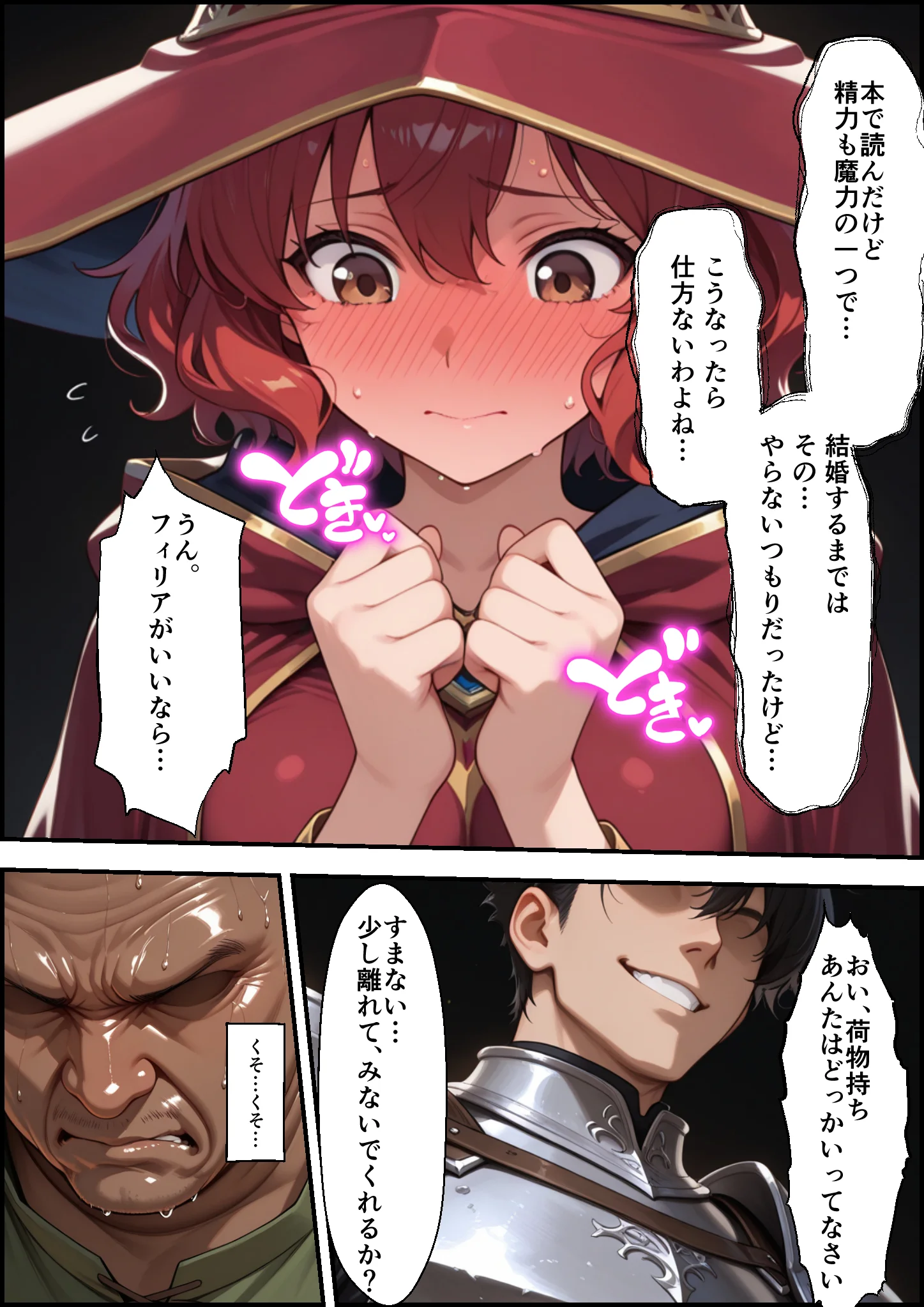 絶望の魔力供給 ―永遠の愛を誓った婚約者があいつの種に屈服するまでの記録― ファンタジー・辱め・幼なじみ サンプル24ページ目（バベル太郎）