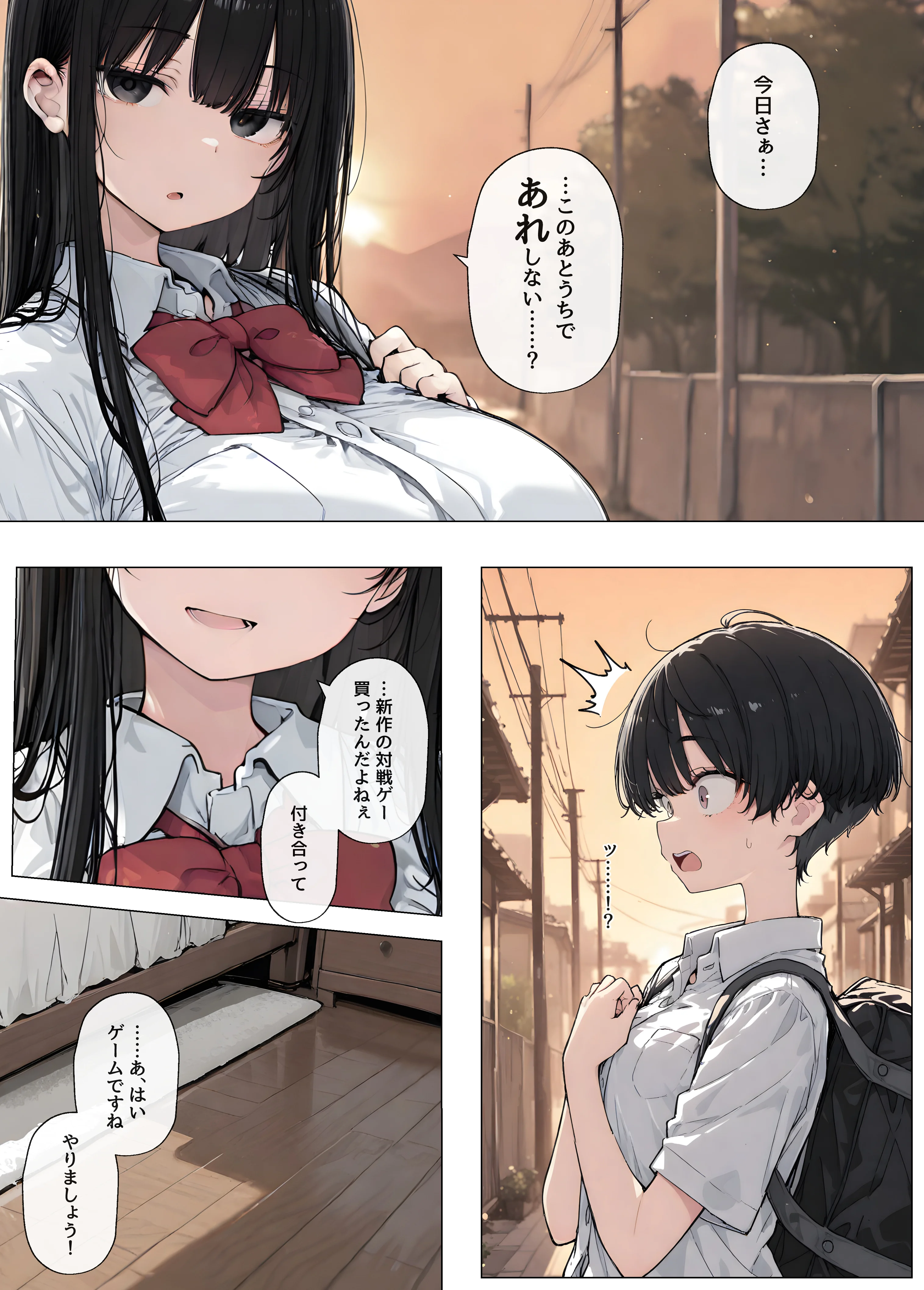 僕の知らないダウナー系巨乳先輩のメス顔 〜僕の前では無表情なのに生意気な後輩に巨乳鷲掴みにされながらガン突きされてアヘ顔晒してる 制服・巨乳・寝取り・寝取られ・NTR サンプル3ページ目（ヤマダファクトリー）