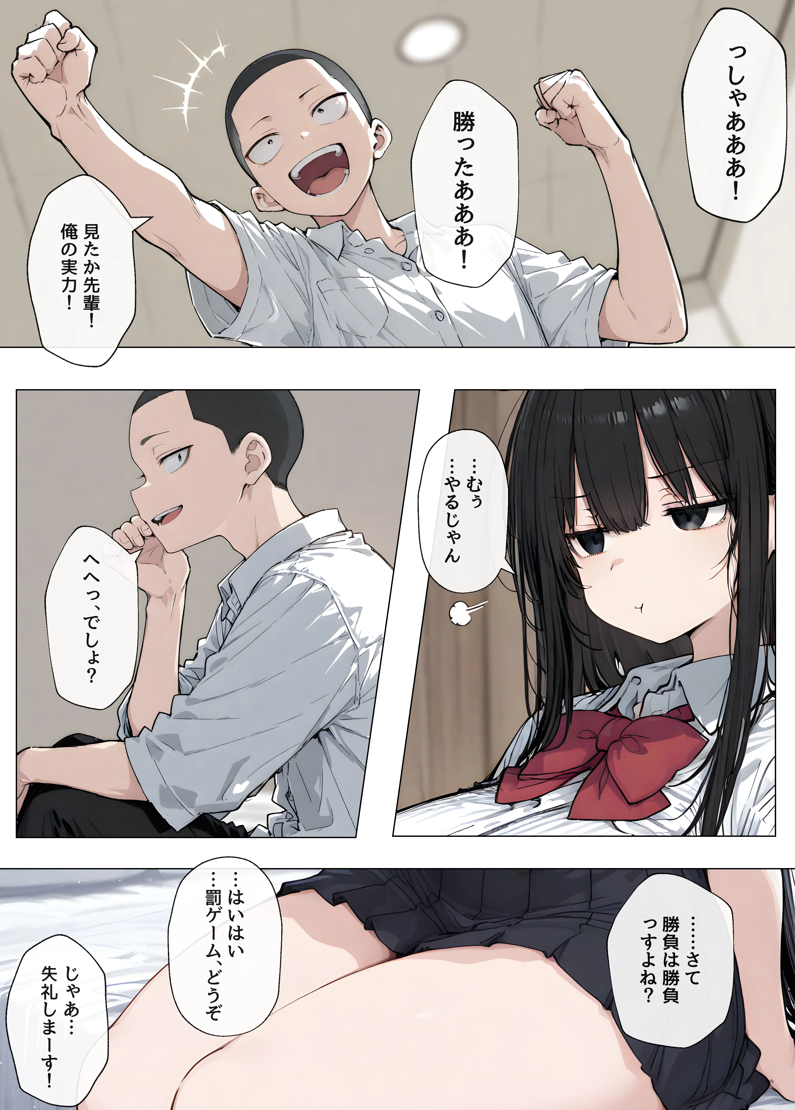 僕の知らないダウナー系巨乳先輩のメス顔 〜僕の前では無表情なのに生意気な後輩に巨乳鷲掴みにされながらガン突きされてアヘ顔晒してる 制服・巨乳・寝取り・寝取られ・NTR サンプル17ページ目（ヤマダファクトリー）