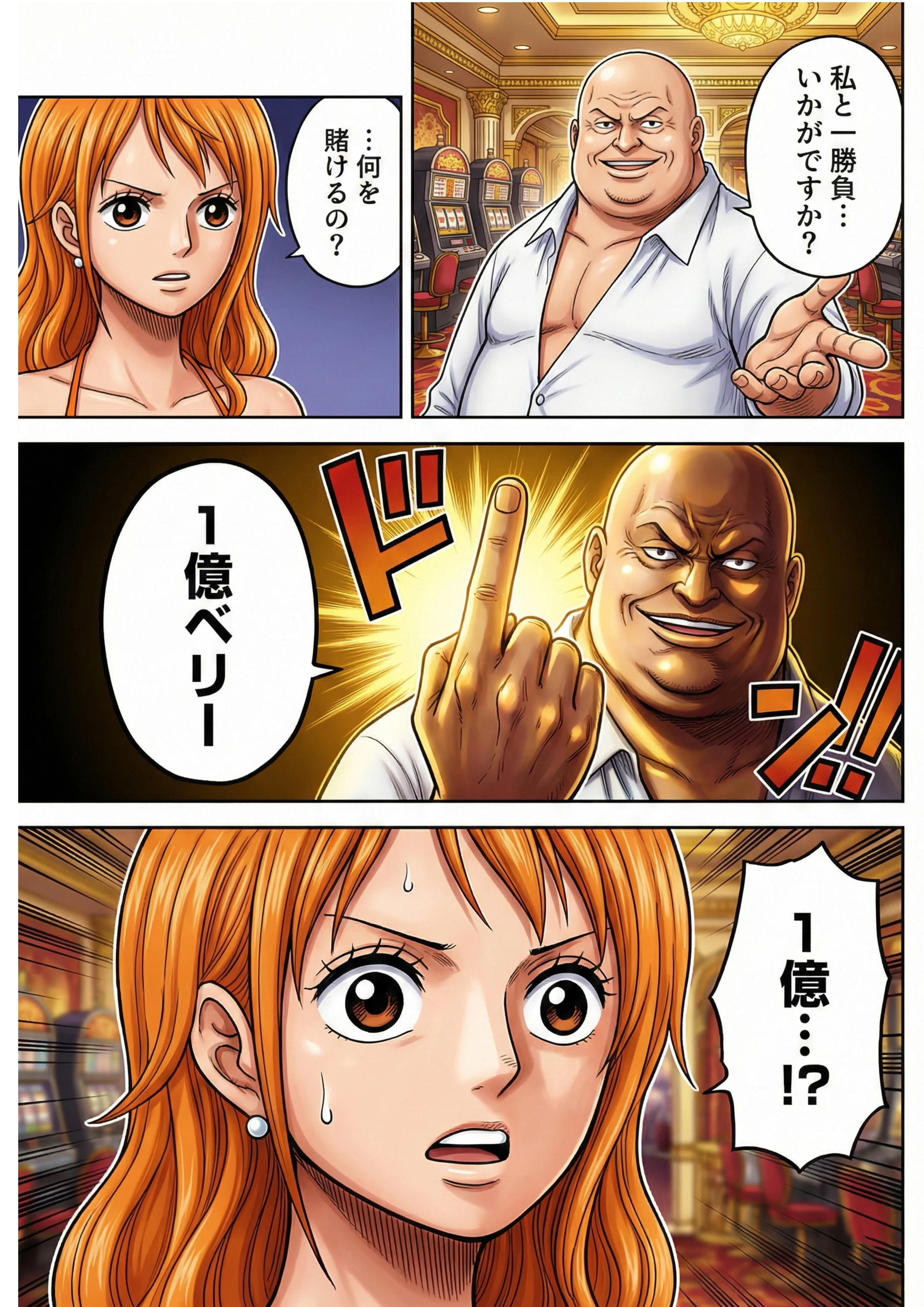 賭けに負けた航海士の末路〜性処理メイドナミ編〜 クンニ・メイド・巨乳 サンプル4ページ目（ご奉仕カリキュラム）
