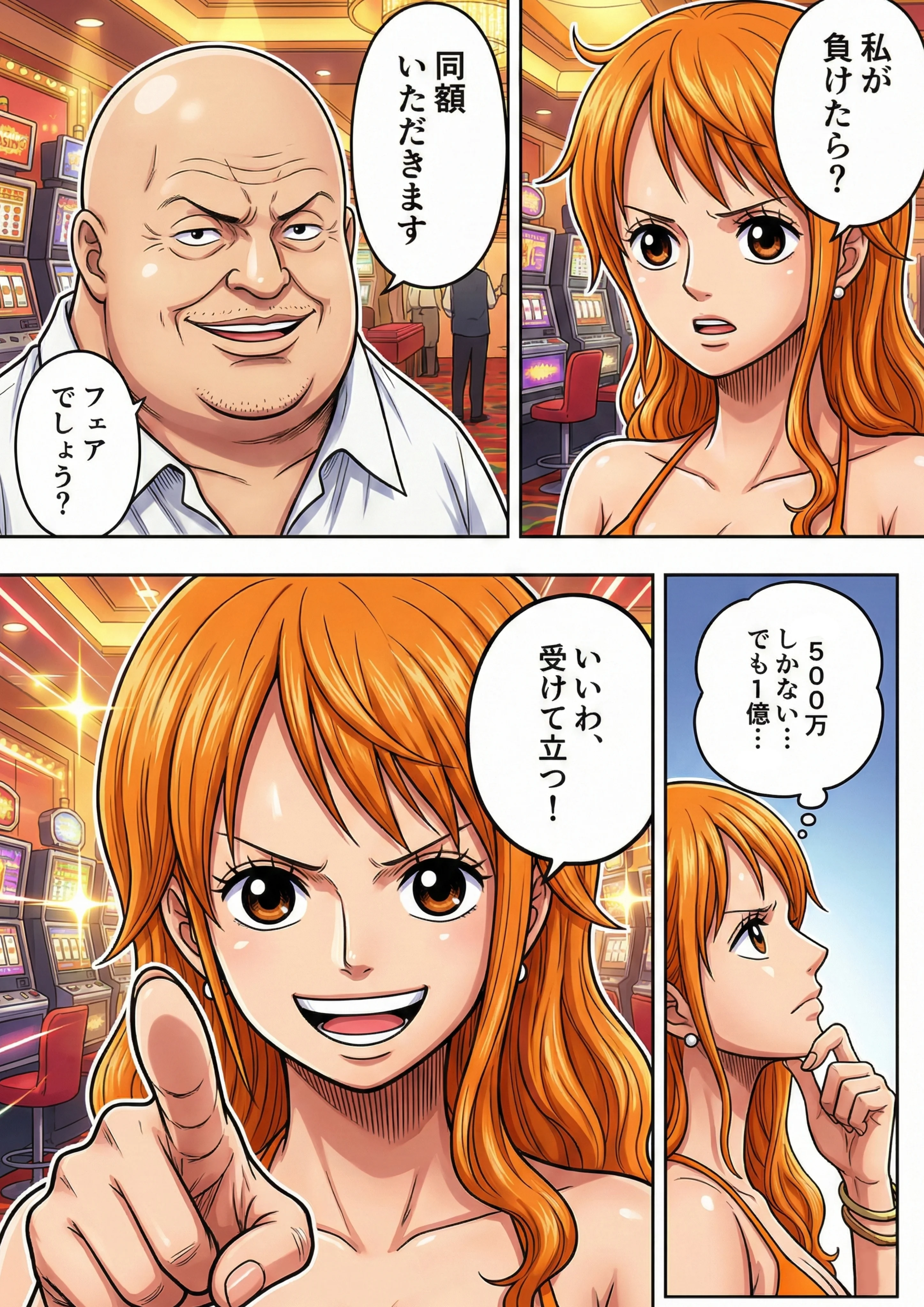 賭けに負けた航海士の末路〜性処理メイドナミ編〜 クンニ・メイド・巨乳 サンプル5ページ目（ご奉仕カリキュラム）