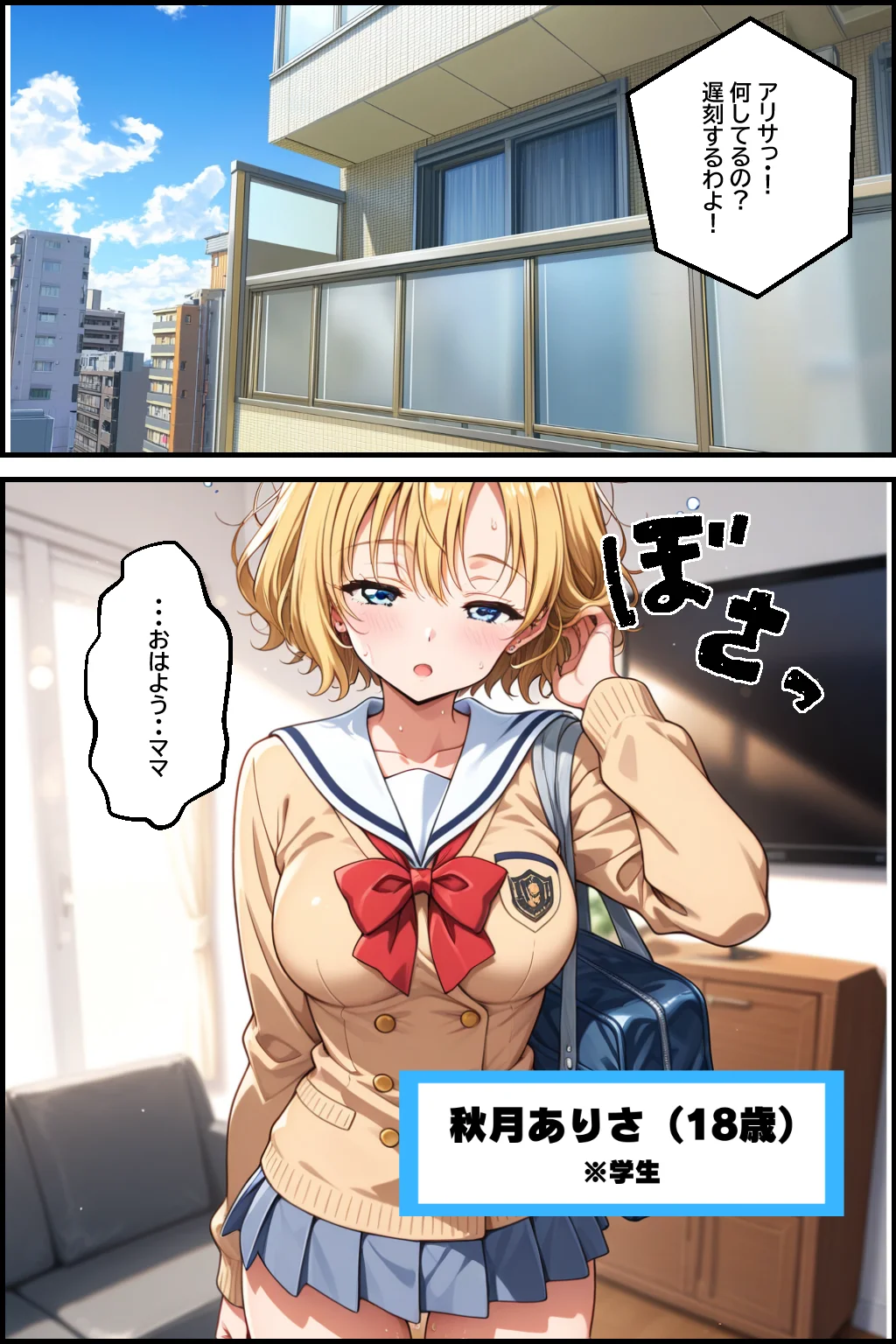 母娘娯楽2〜管理人の罠に堕ちた母娘〜  美佐江（母）の章（前編） NTR・寝取られ・フェラ・人妻・主婦 サンプル6ページ目(ピンク堂書店)