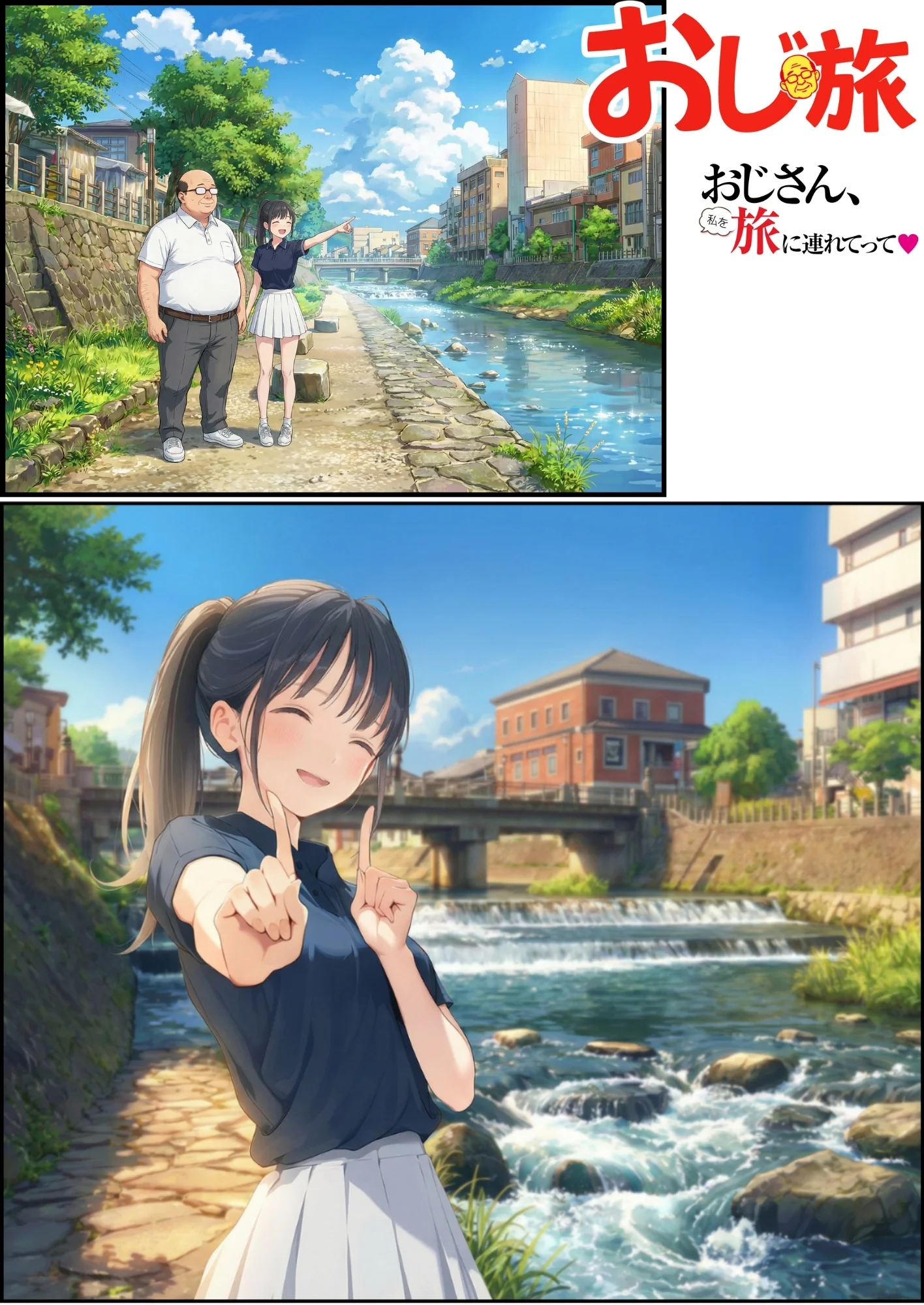 【義阜編】おじさん、私を旅に連れてって フェラ・ラブコメ・不倫 サンプル23ページ目(おじさん、私を旅に連れてって)