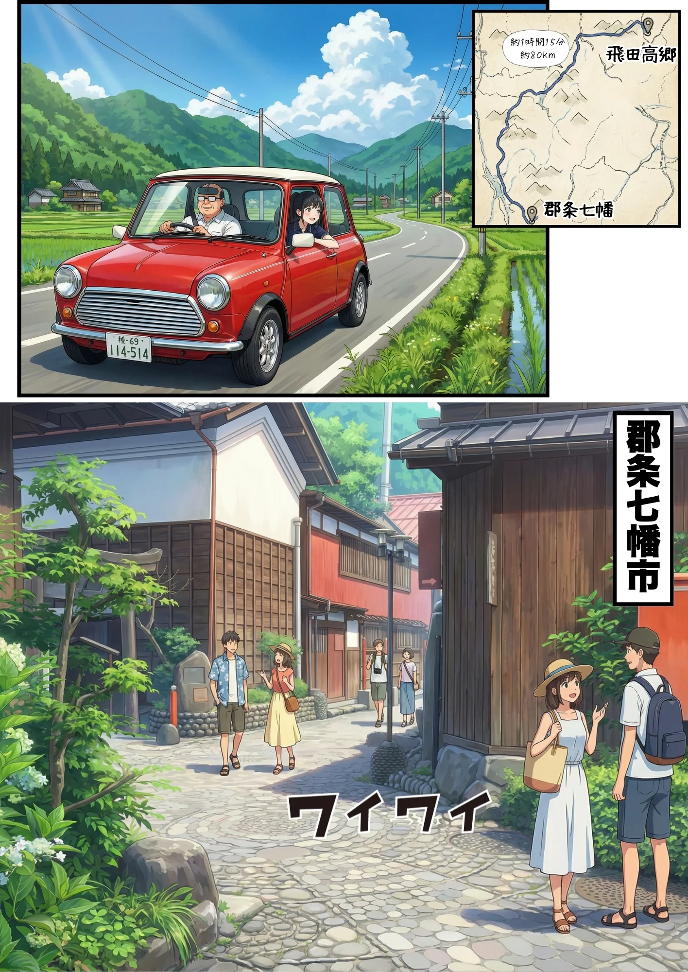 【義阜編】おじさん、私を旅に連れてって フェラ・ラブコメ・不倫 サンプル24ページ目(おじさん、私を旅に連れてって)