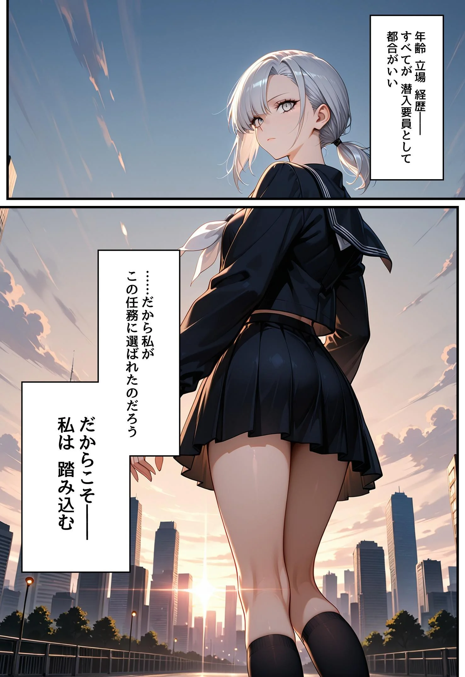 潜入捜査で芸能スカウトされた結果、エッチな目に遭いました 制服・体操着・ブルマ・焦らし サンプル6ページ目（アクロエ）