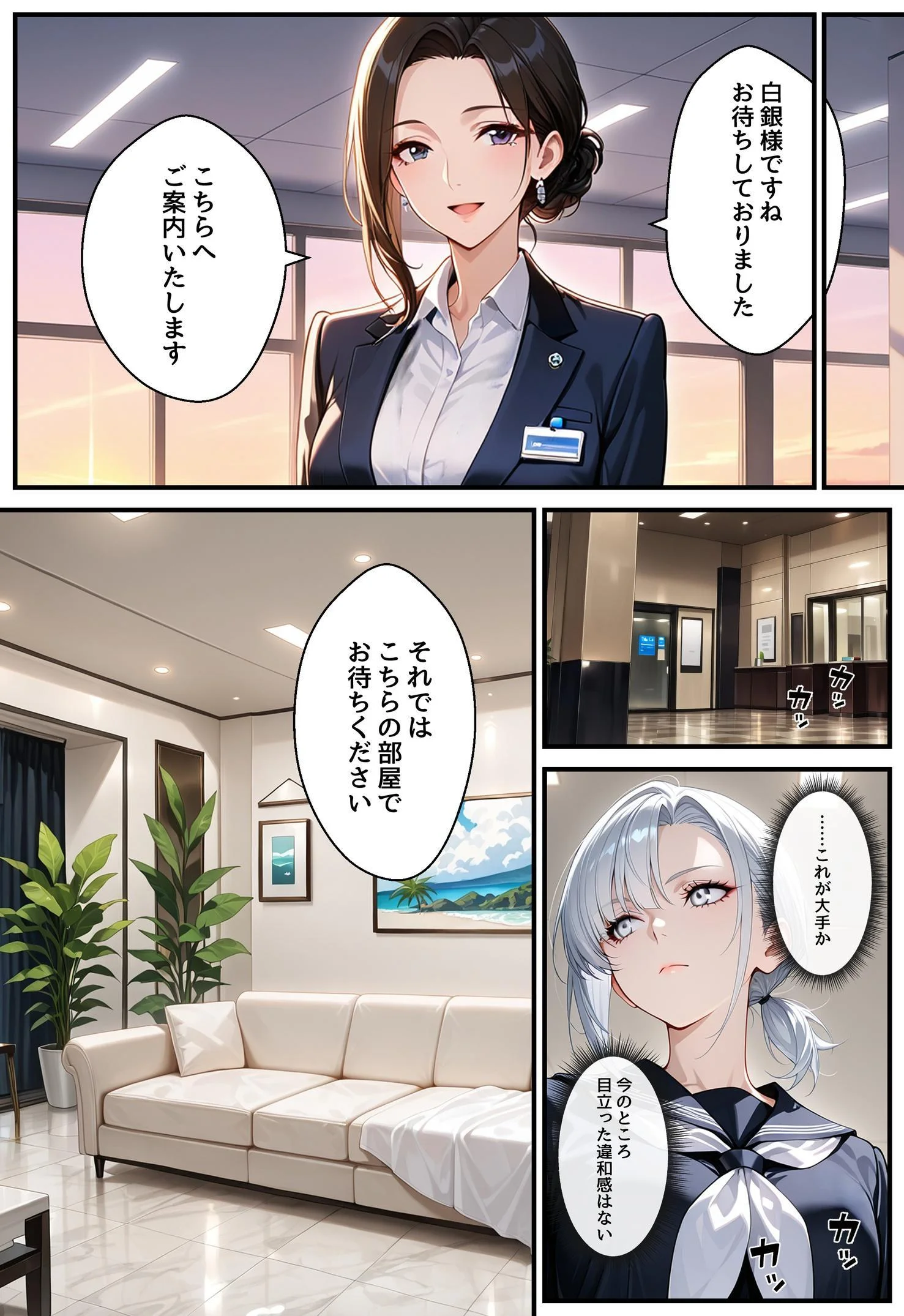 潜入捜査で芸能スカウトされた結果、エッチな目に遭いました 制服・体操着・ブルマ・焦らし サンプル7ページ目（アクロエ）