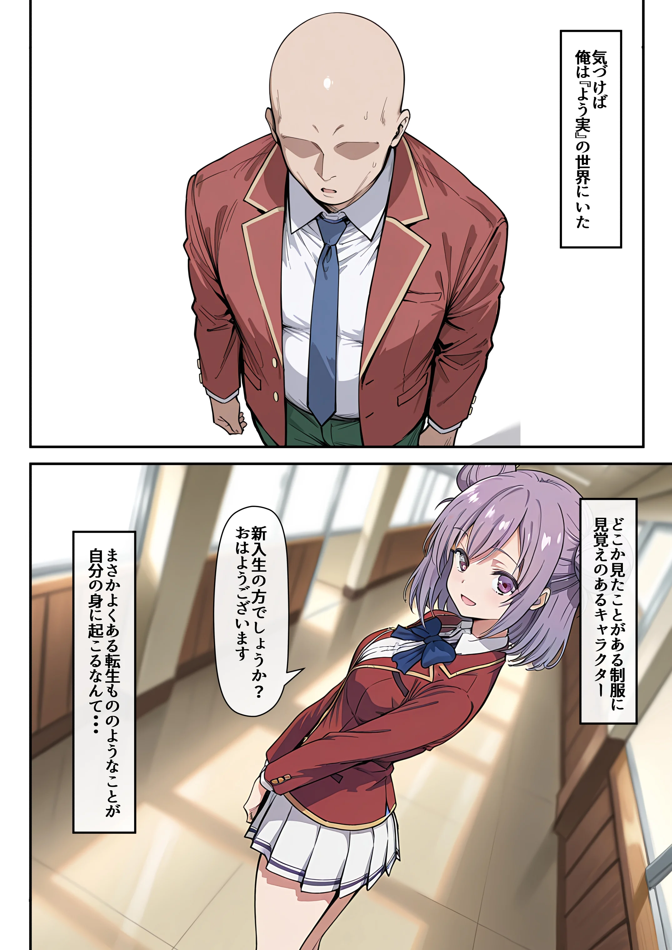 ようこそポイントで何でも出来る教室へ 3P・4P・中出し・乳首責め サンプル2ページ目(だまご屋)