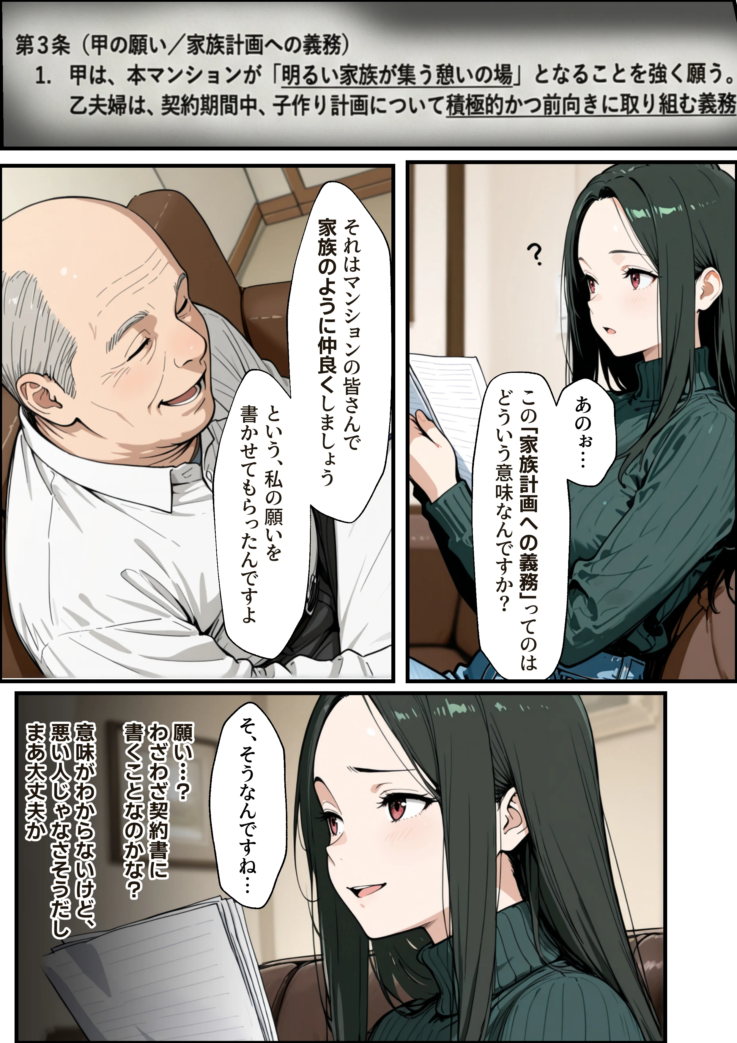 孕ませマンション ローン半額の条件に毎週オーナーの精液を注がれる若妻 3P・4P・NTR・寝取られ・アナル サンプル12ページ目(性欲解放戦線)