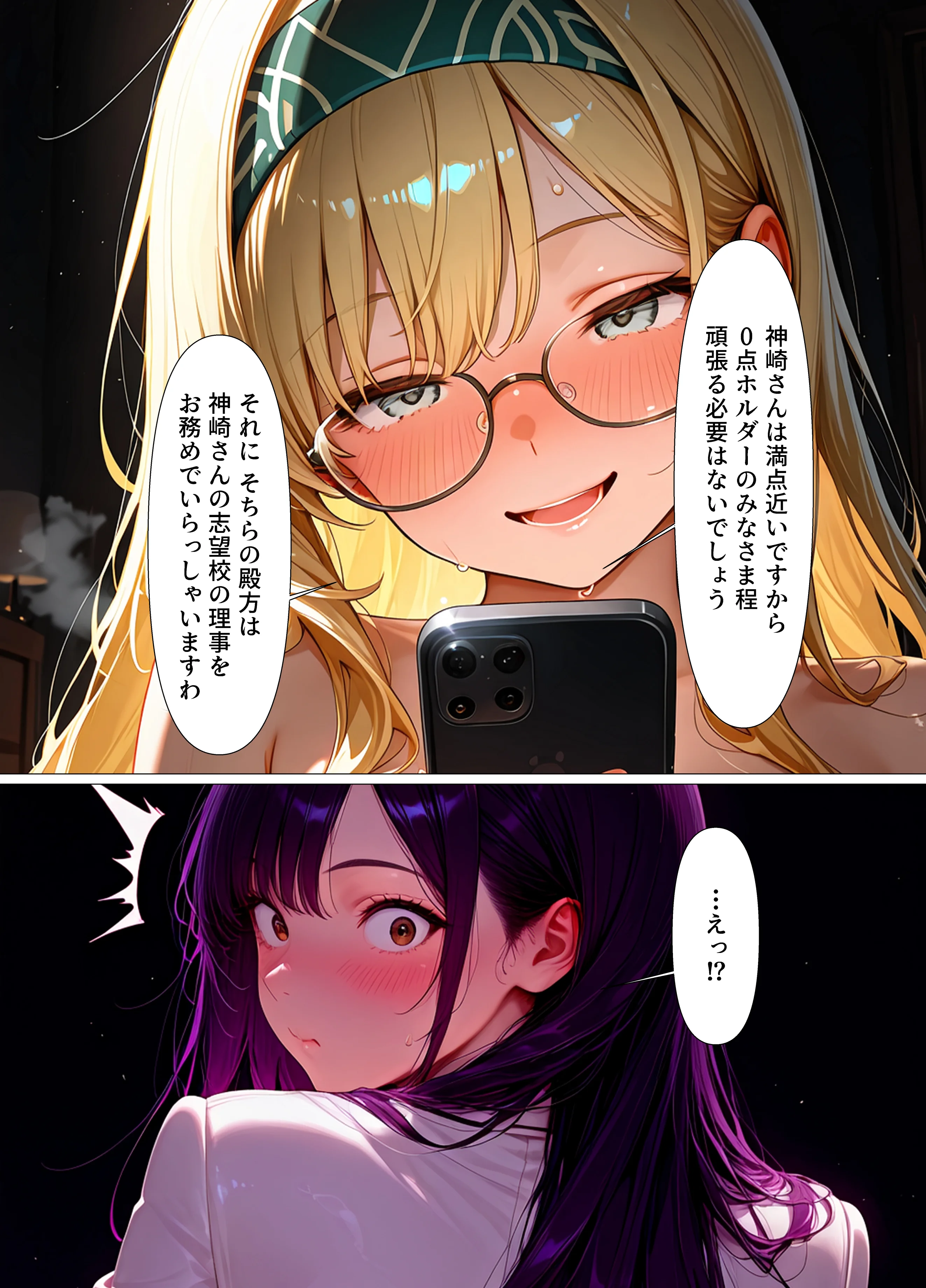 巨乳委員長快楽堕ち〜理性のログアウト〜 制服・巨乳・中出し サンプル18ページ目（不適合ノイズ）