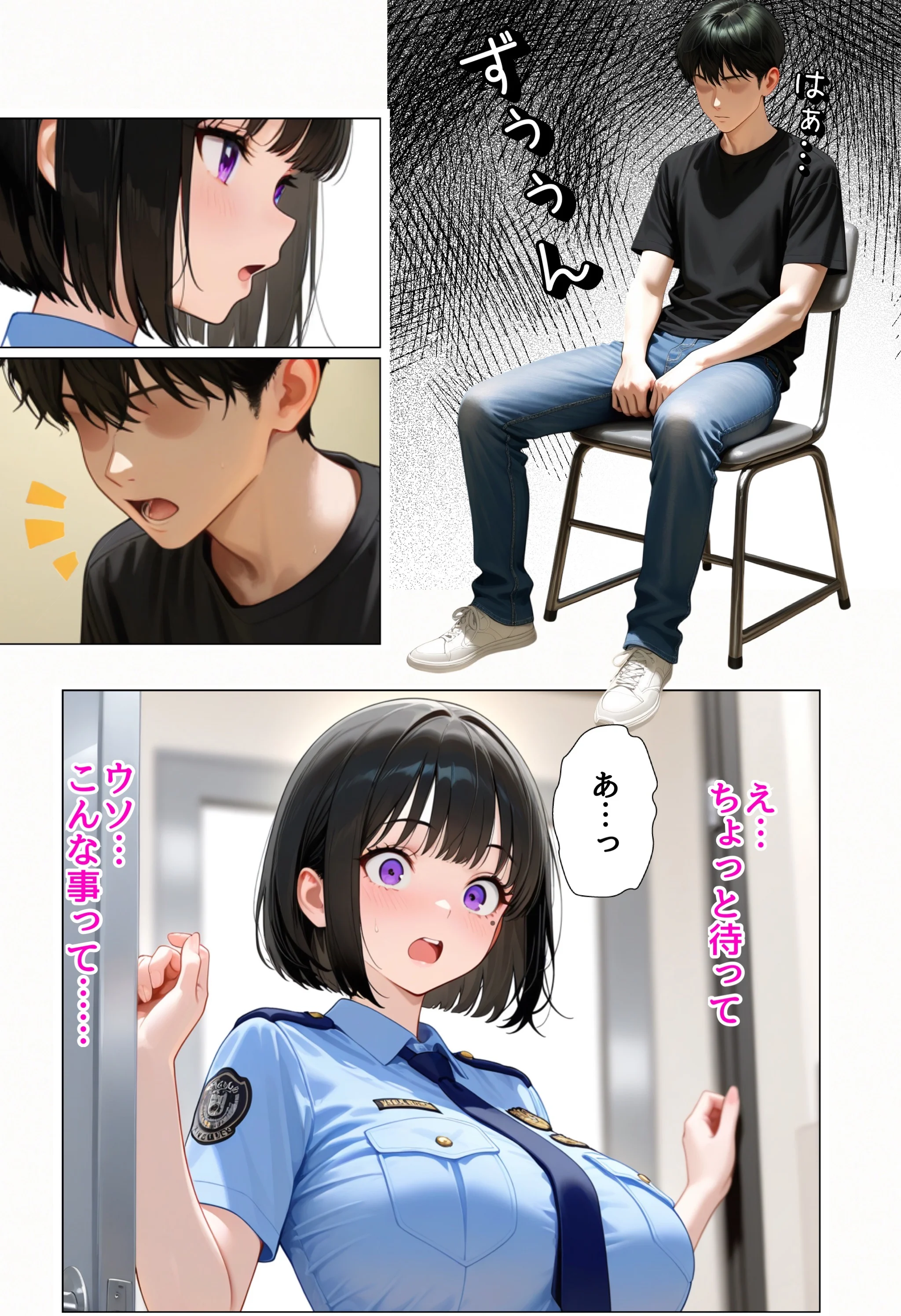 強気な裏アカ警察官を潮だくセックスでわからせたので再教育して完堕ちさせる話 オナニー・フェラ・メス堕ち サンプル20ページ目(ぐれーぞーん)