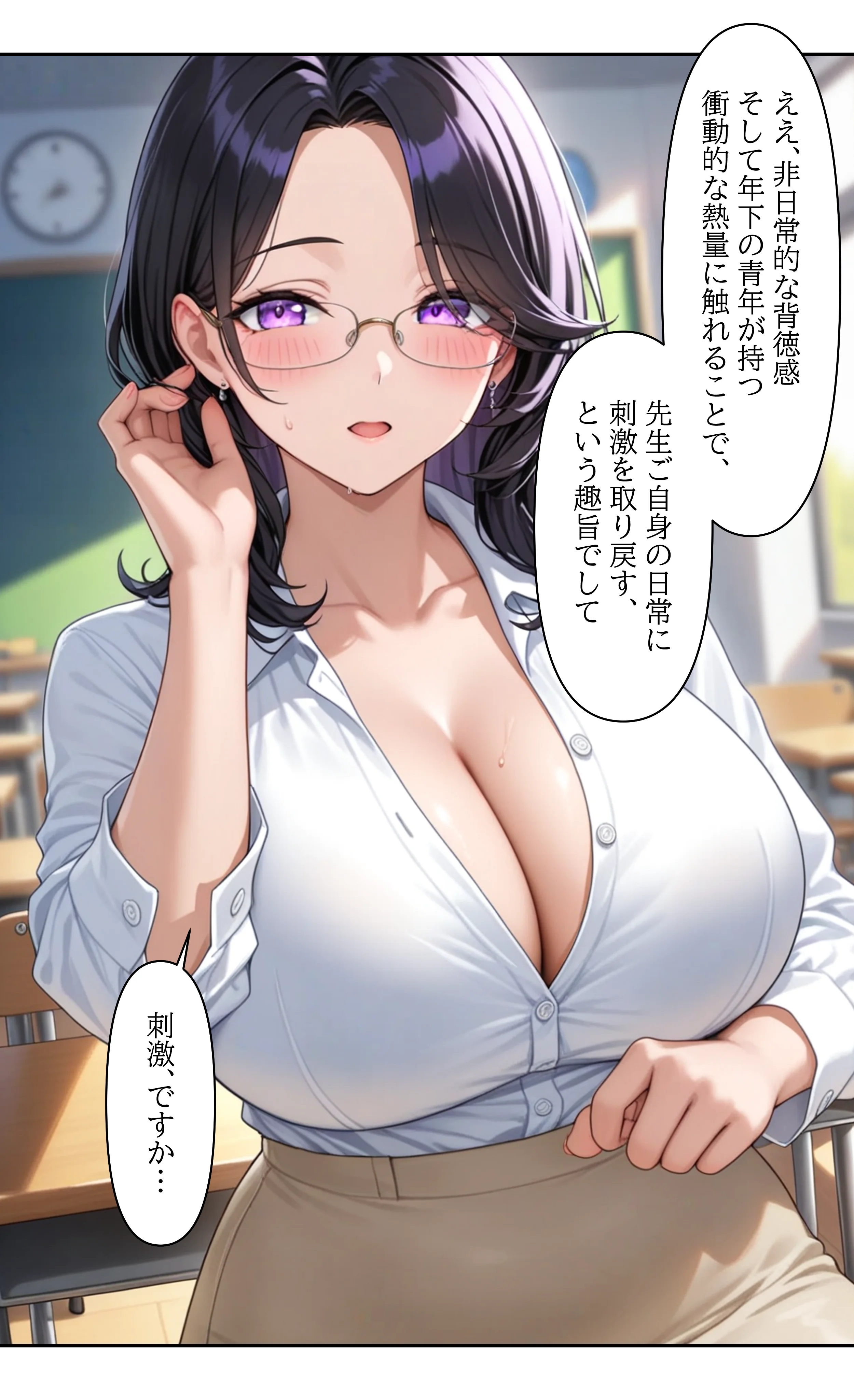 本格人妻AV企画〜童貞卒業プロジェクト〜 先生、今夜だけは僕の妻になってください 熟女・人妻・主婦・巨乳 サンプル4ページ目（ウバヤツ）