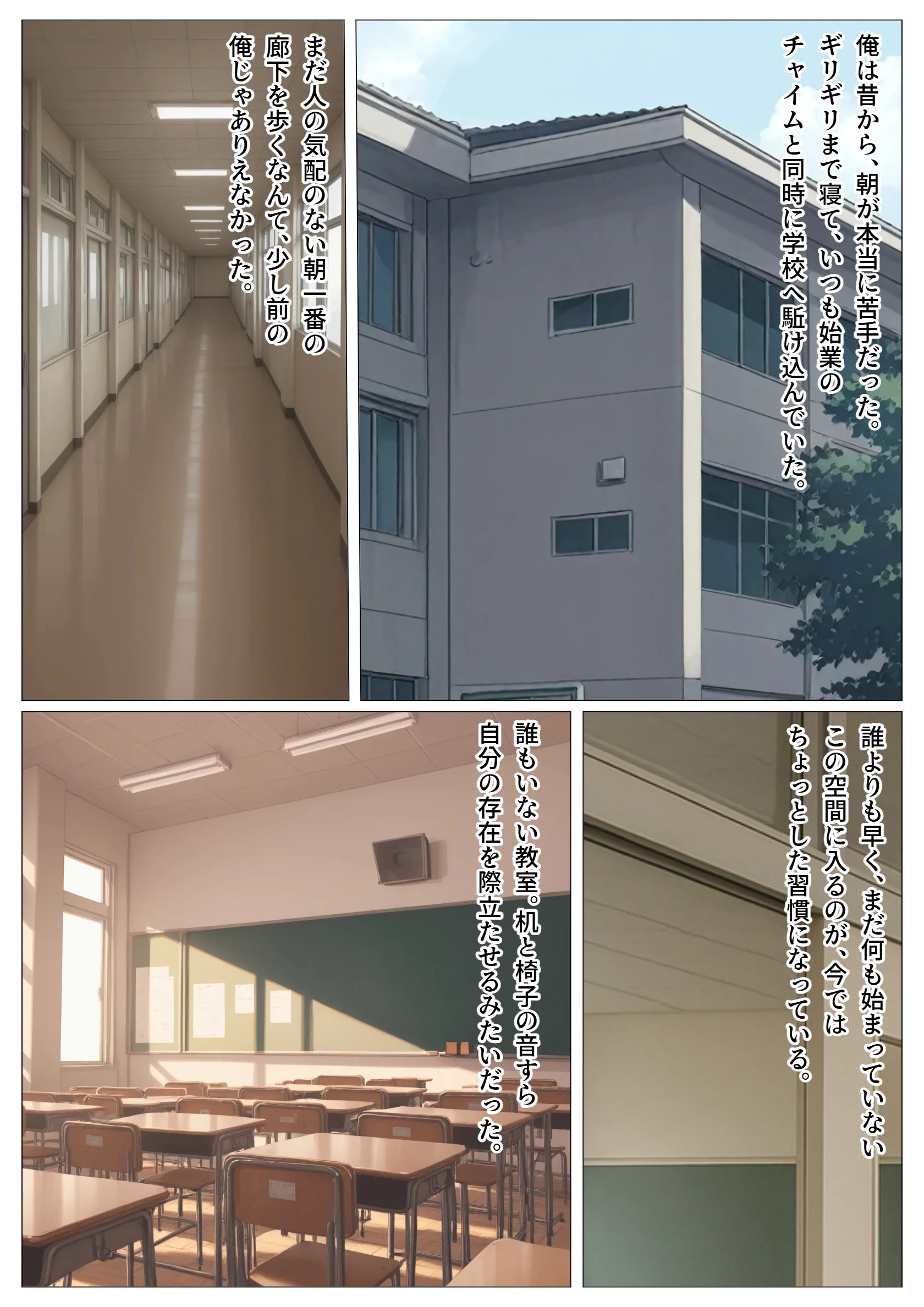 図書室の彼女と僕だけの秘密 制服・学園もの・ラブコメ サンプル1ページ目（montas）
