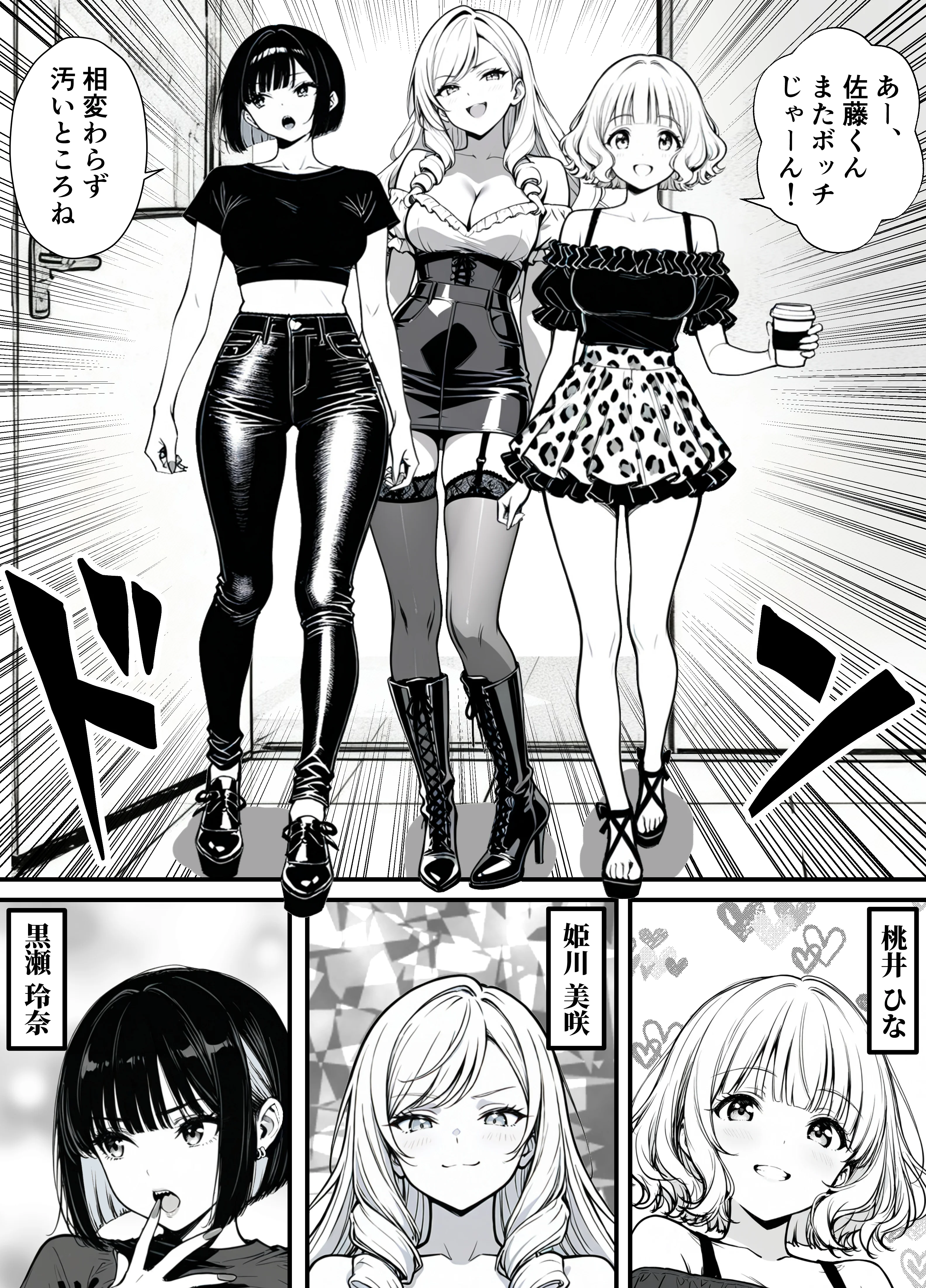 命令には逆らえない！？えちえちリアル人生すごろくでいじめっ子ギャルたちを成敗っ！！ アナル・イラマチオ・おもちゃ サンプル2ページ目(妄想体験コミック@MTコミック)