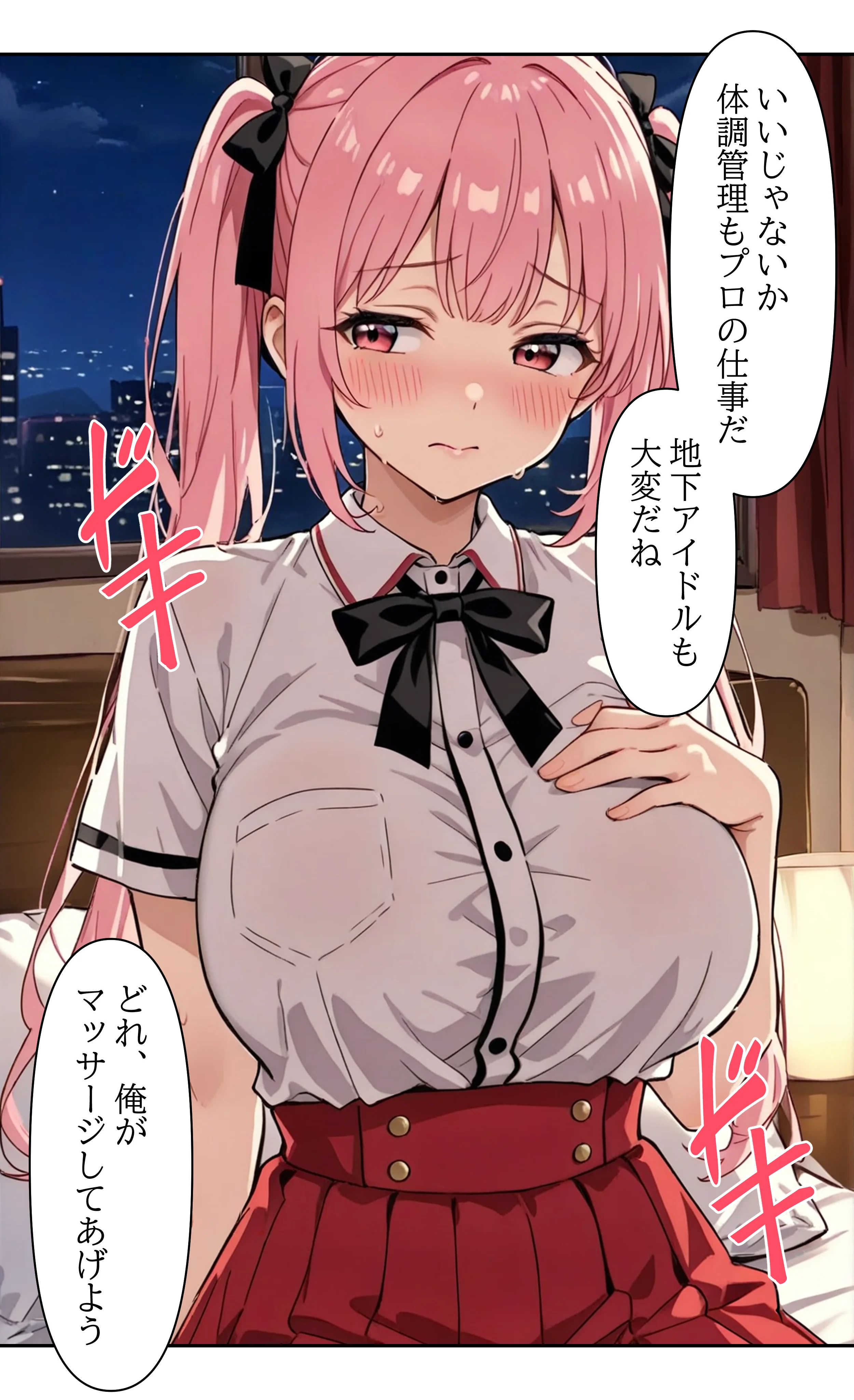 デビューは悪夢のはじまり 〜アイコちゃんと再びVIPファン？！迫りくるバイブ調教と純潔崩壊編〜 辱め・アイドル・芸能人・中出し サンプル21ページ目（モコヤツ）