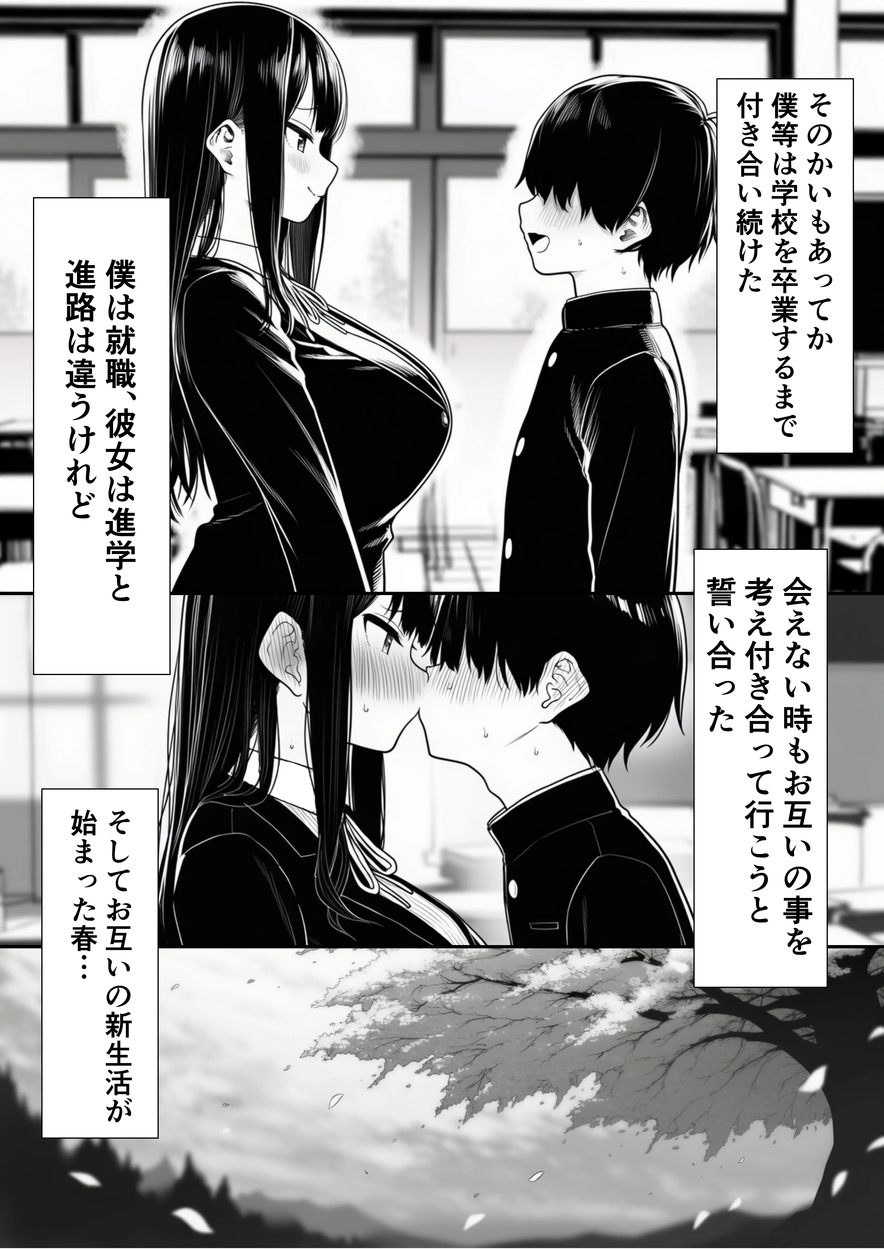 【悲報】お乳パンパン女、チョロい。 清楚女子大生編 幼なじみ・寝取り・寝取られ・NTR・ビッチ サンプル3ページ目（背信文庫）