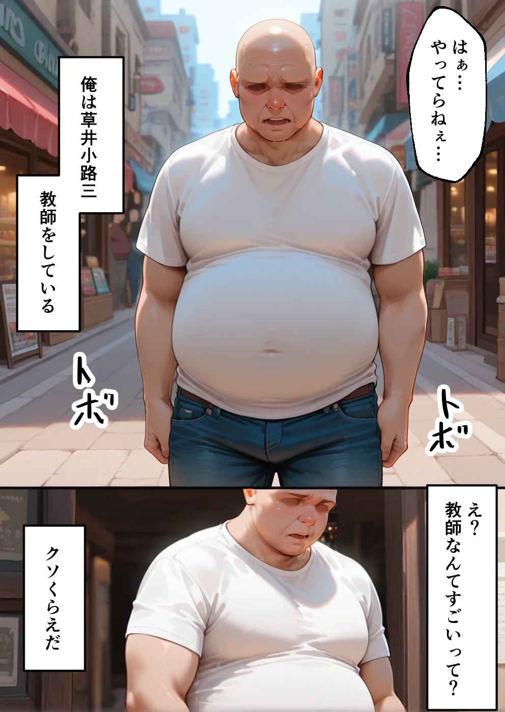 淫紋によって快楽 何度もイかされ寝取られる  アスナ編 ファンタジー・制服・学園もの サンプル1ページ目（えちち工房）