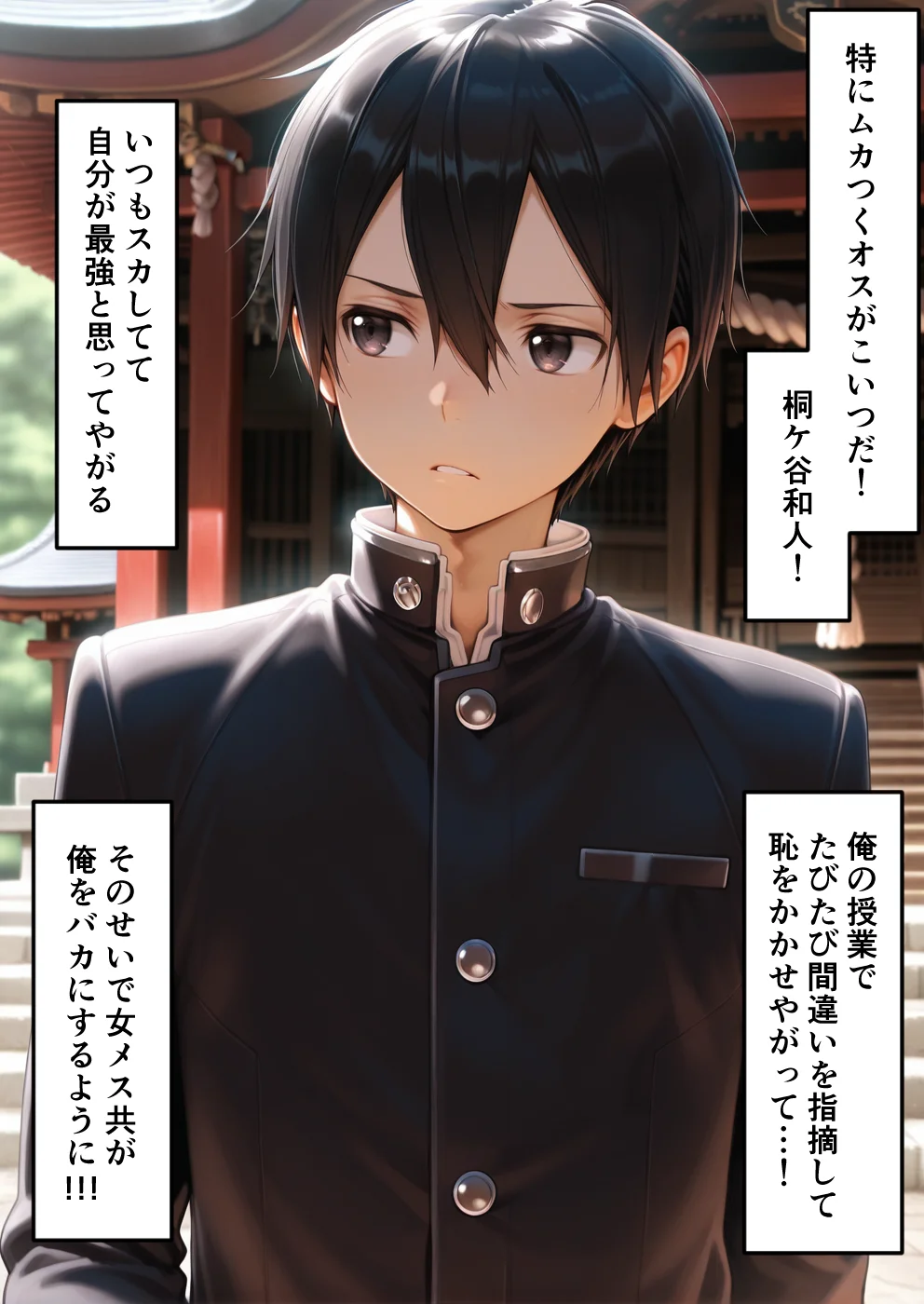淫紋によって快楽 何度もイかされ寝取られる  アスナ編 ファンタジー・制服・学園もの サンプル5ページ目（えちち工房）