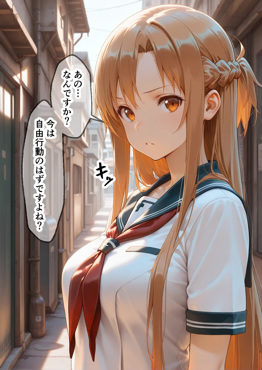 淫紋によって快楽 何度もイかされ寝取られる  アスナ編 ファンタジー・制服・学園もの サンプル14ページ目（えちち工房）