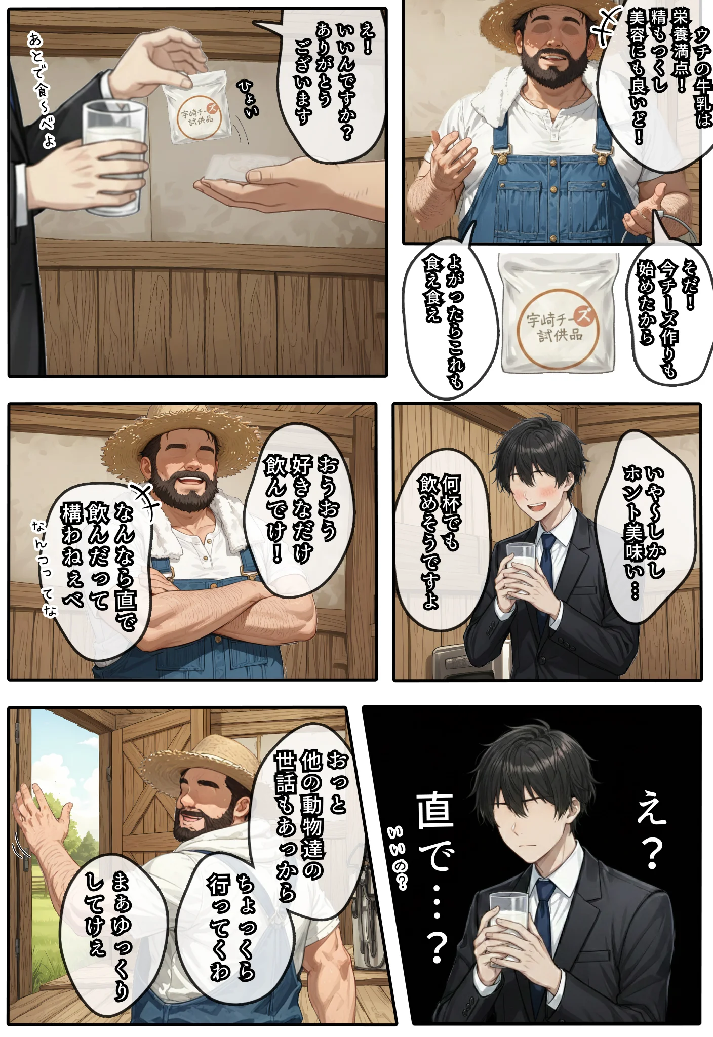 宇崎牛の乳搾り -むちむち巨乳の牛っ娘たちがエロすぎてモ〜限界！- 巨乳・中出し・フェラ サンプル17ページ目（虹色演算子 - Nizy）