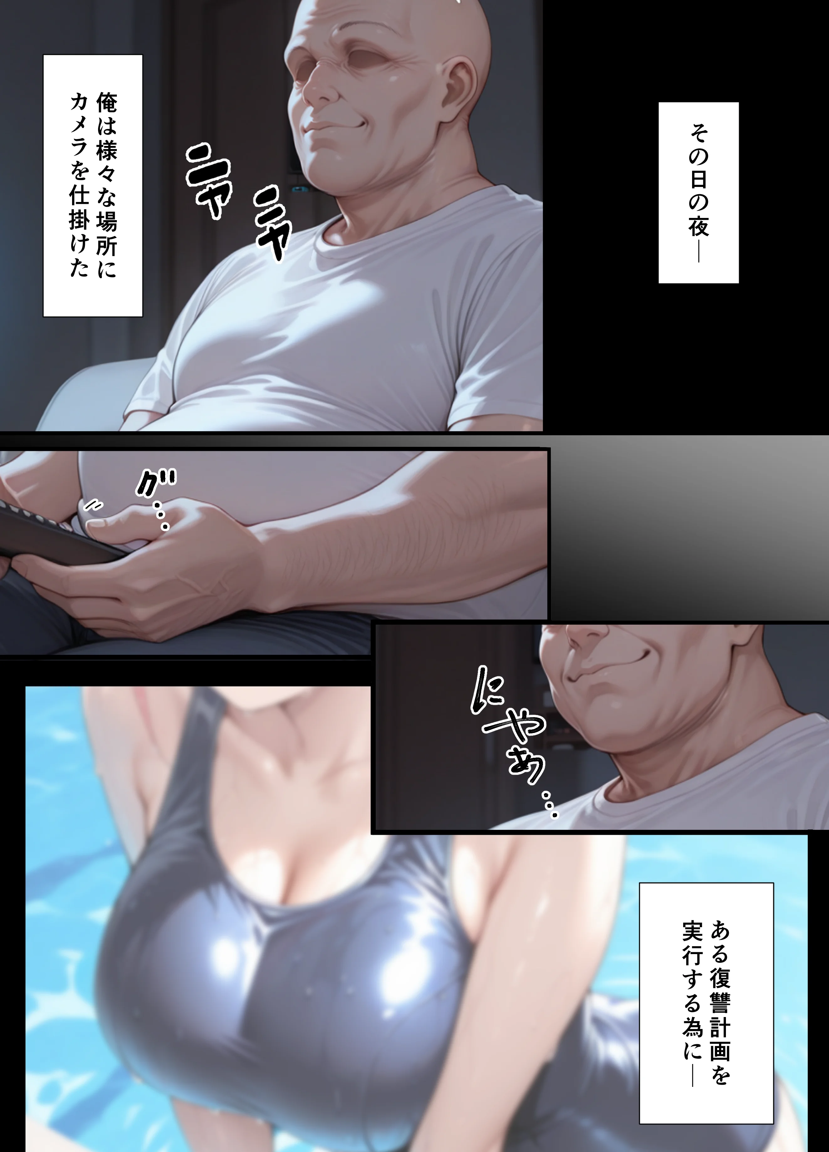 メス猫墜ち NTRの記録   五等分の編 拘束・制服・学園もの サンプル12ページ目（えちち工房）