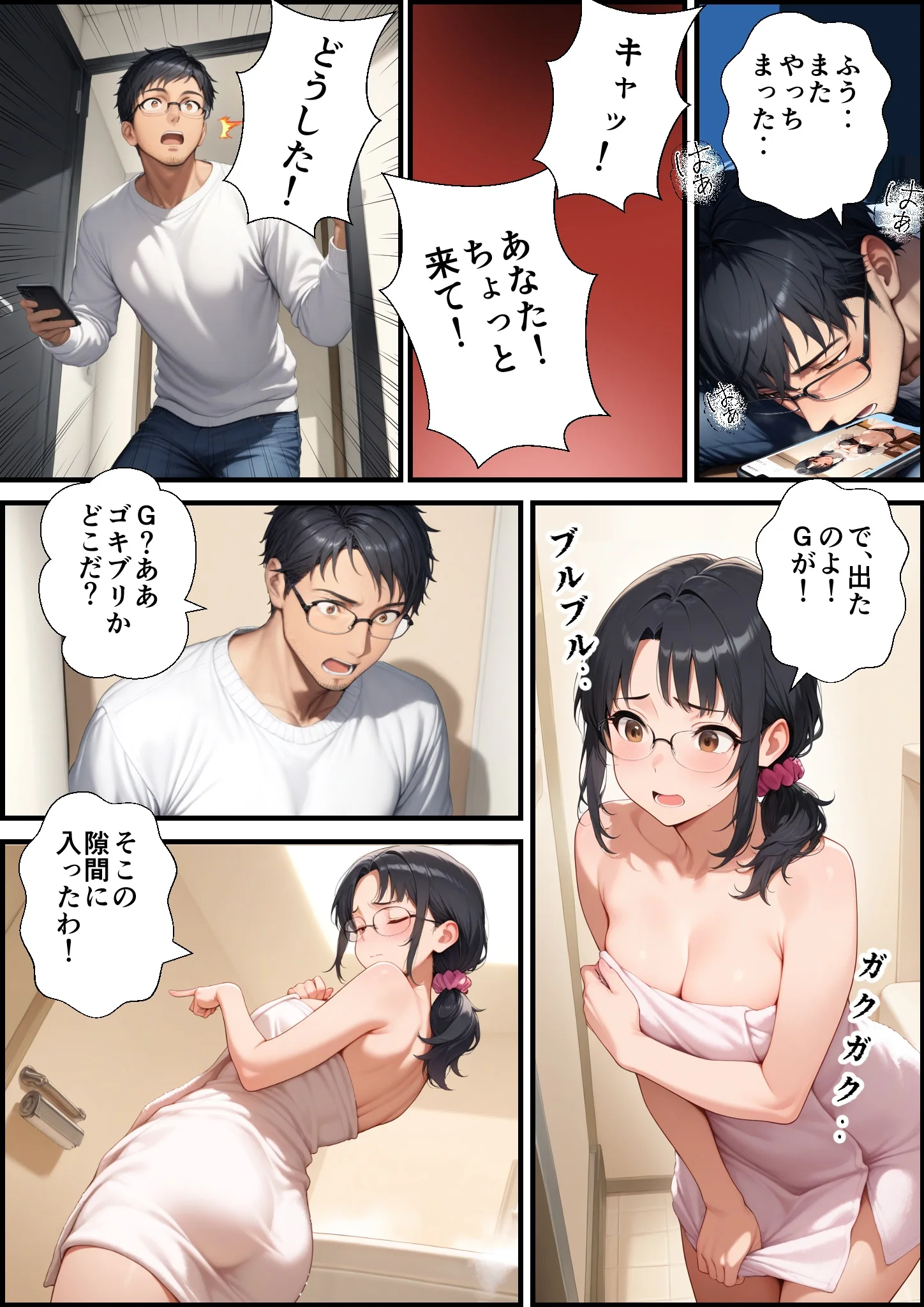 妻が毒オジに五たび媚薬を盛られた件〜夫婦の営み編 人妻・主婦・めがね・寝取り・寝取られ・NTR サンプル1ページ目（鮫島猛）