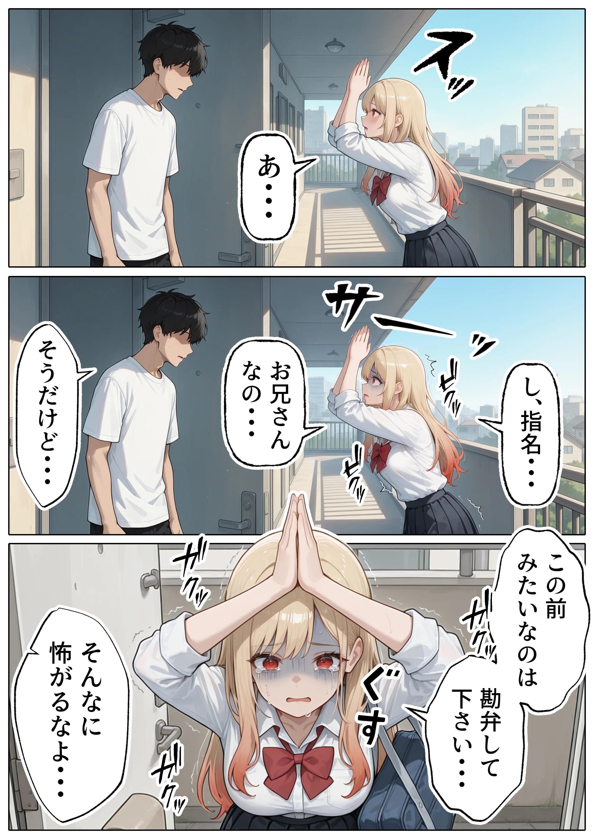 【続編:白ギャルJK2】ラブドール頼んだら、白ギャルJKが来た ギャル・巨乳・中出し サンプル6ページ目（AOI-COMICS）