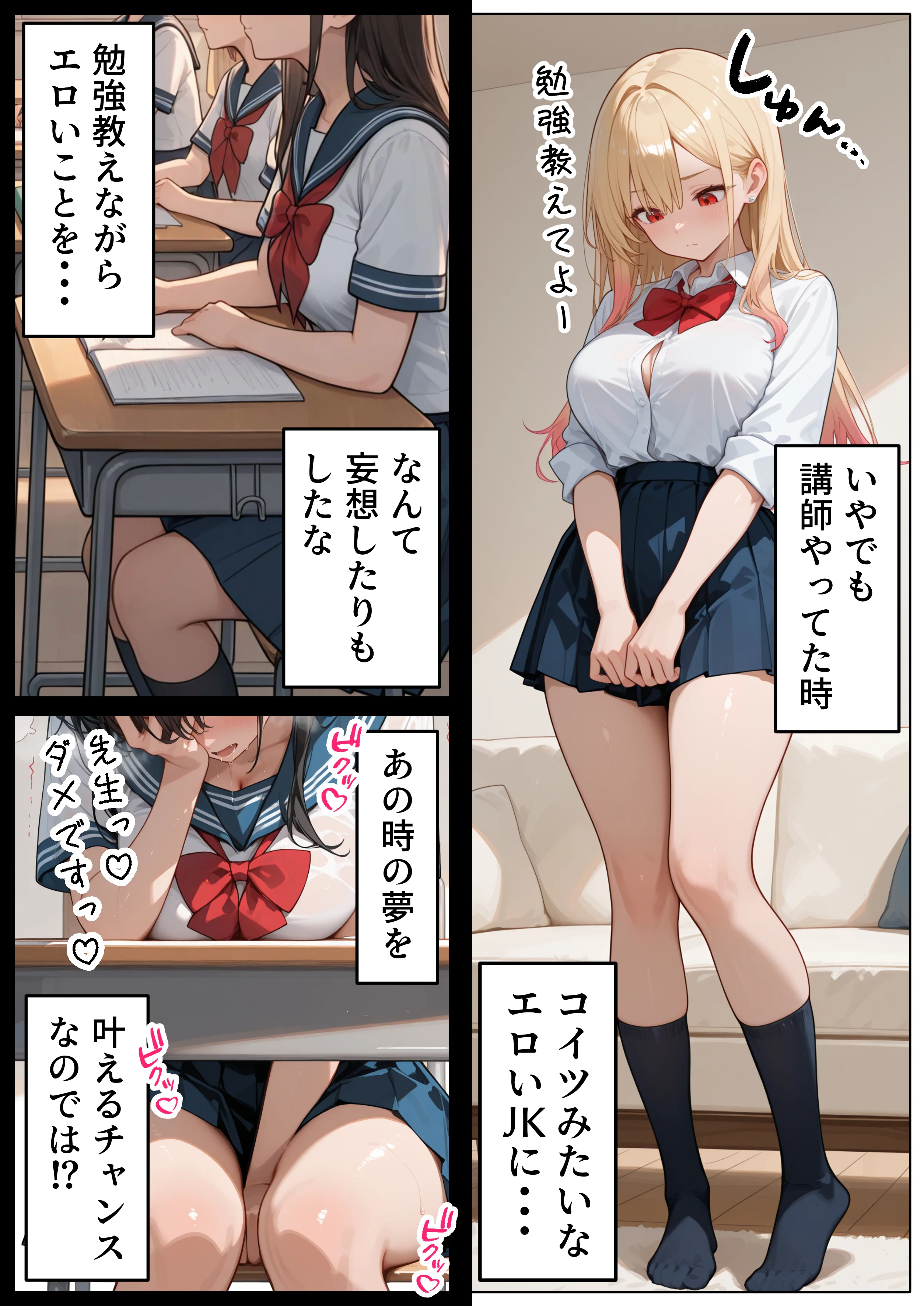 【続編:白ギャルJK2】ラブドール頼んだら、白ギャルJKが来た ギャル・巨乳・中出し サンプル19ページ目（AOI-COMICS）