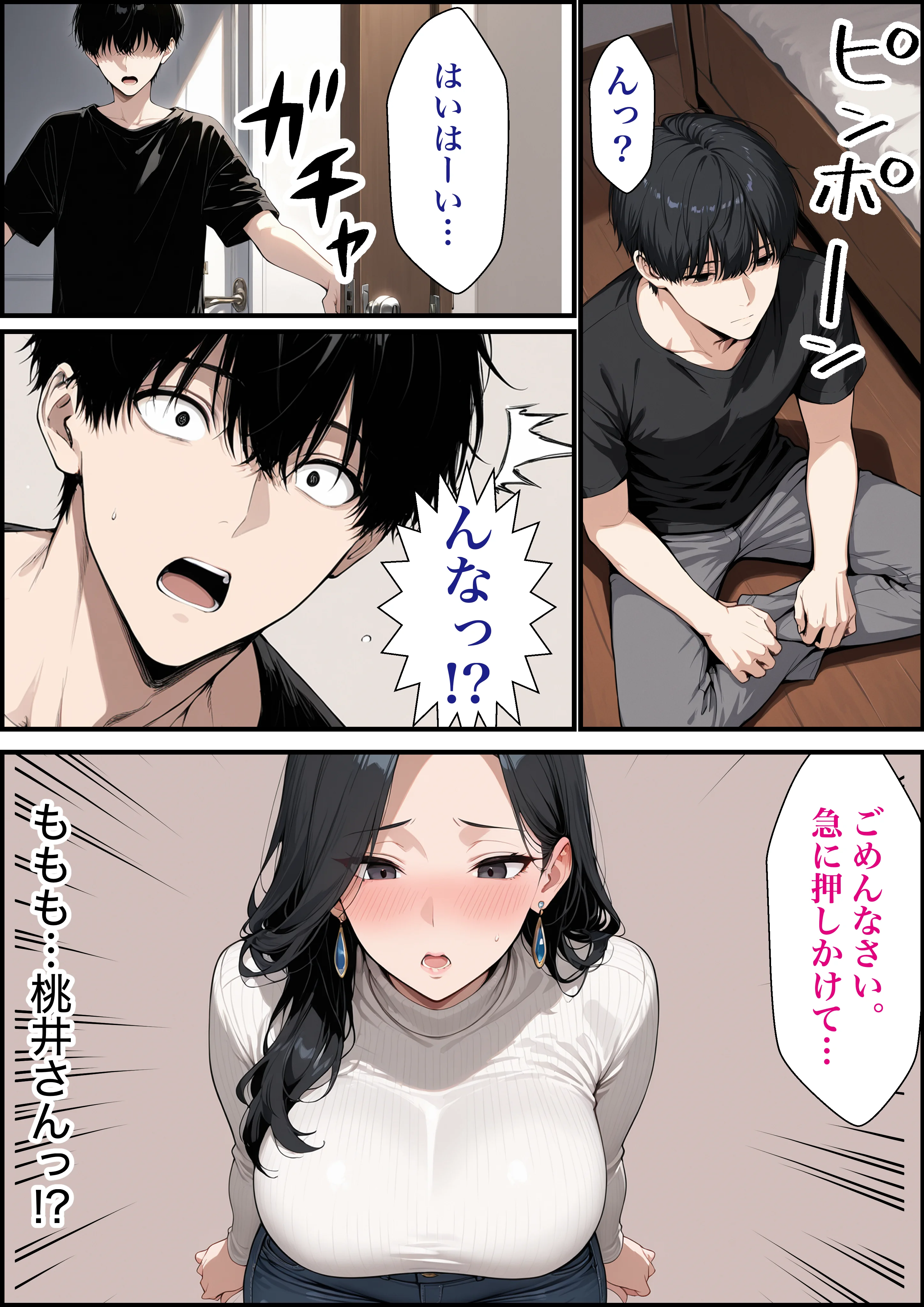 隣に住む美人人妻とイチャラブセックスで絶頂する話 人妻・主婦・巨乳・寝取り・寝取られ・NTR サンプル6ページ目（如月けん）