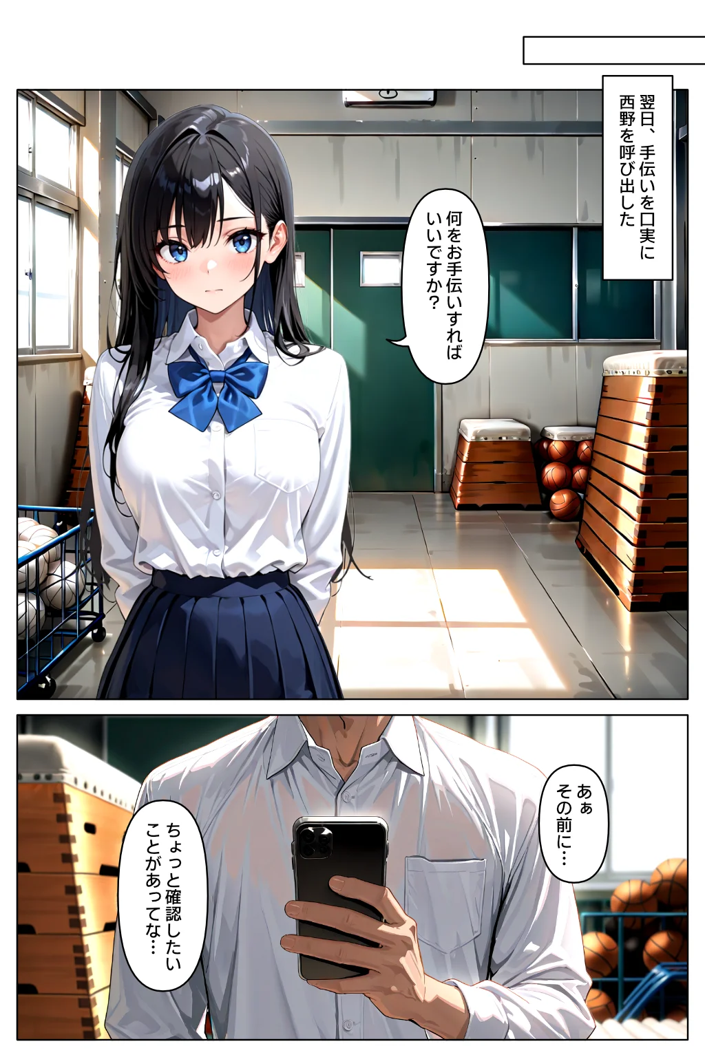 裏アカがバレて絶望する教え子を脅迫し、俺の性奴●にする話 制服・学園もの・中出し サンプル10ページ目（欲望の花園）
