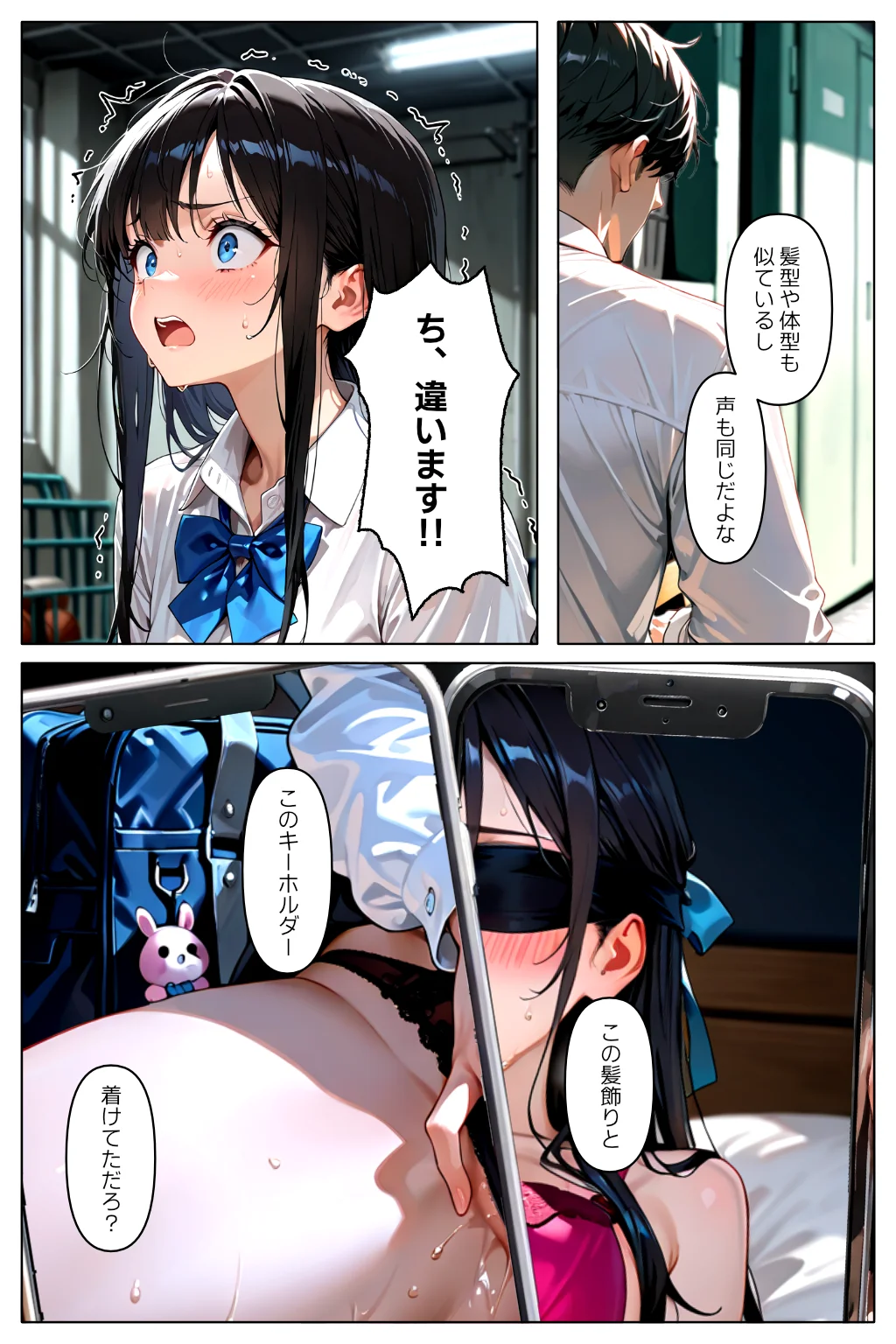 裏アカがバレて絶望する教え子を脅迫し、俺の性奴●にする話 制服・学園もの・中出し サンプル12ページ目（欲望の花園）