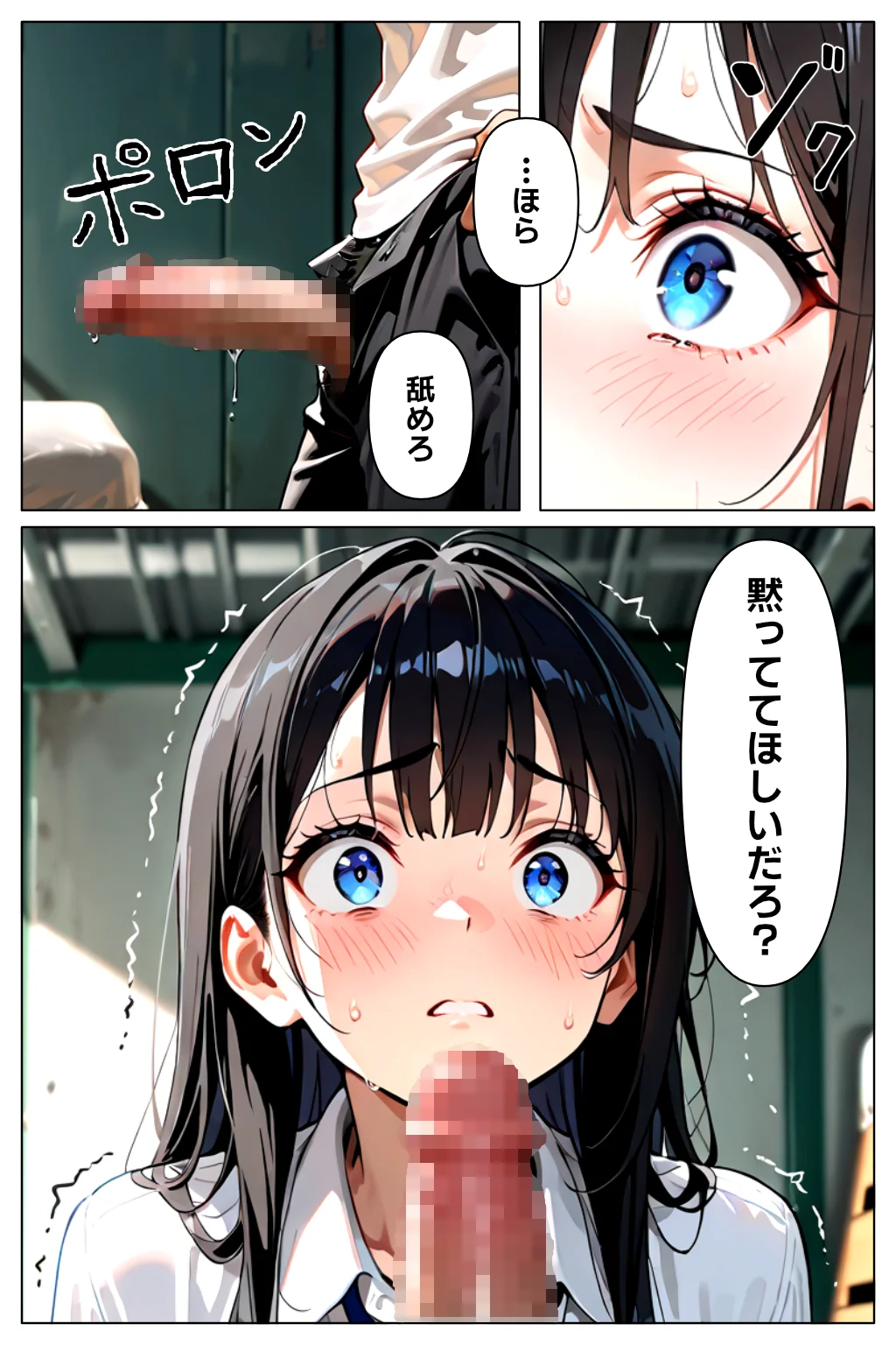 裏アカがバレて絶望する教え子を脅迫し、俺の性奴●にする話 制服・学園もの・中出し サンプル15ページ目（欲望の花園）