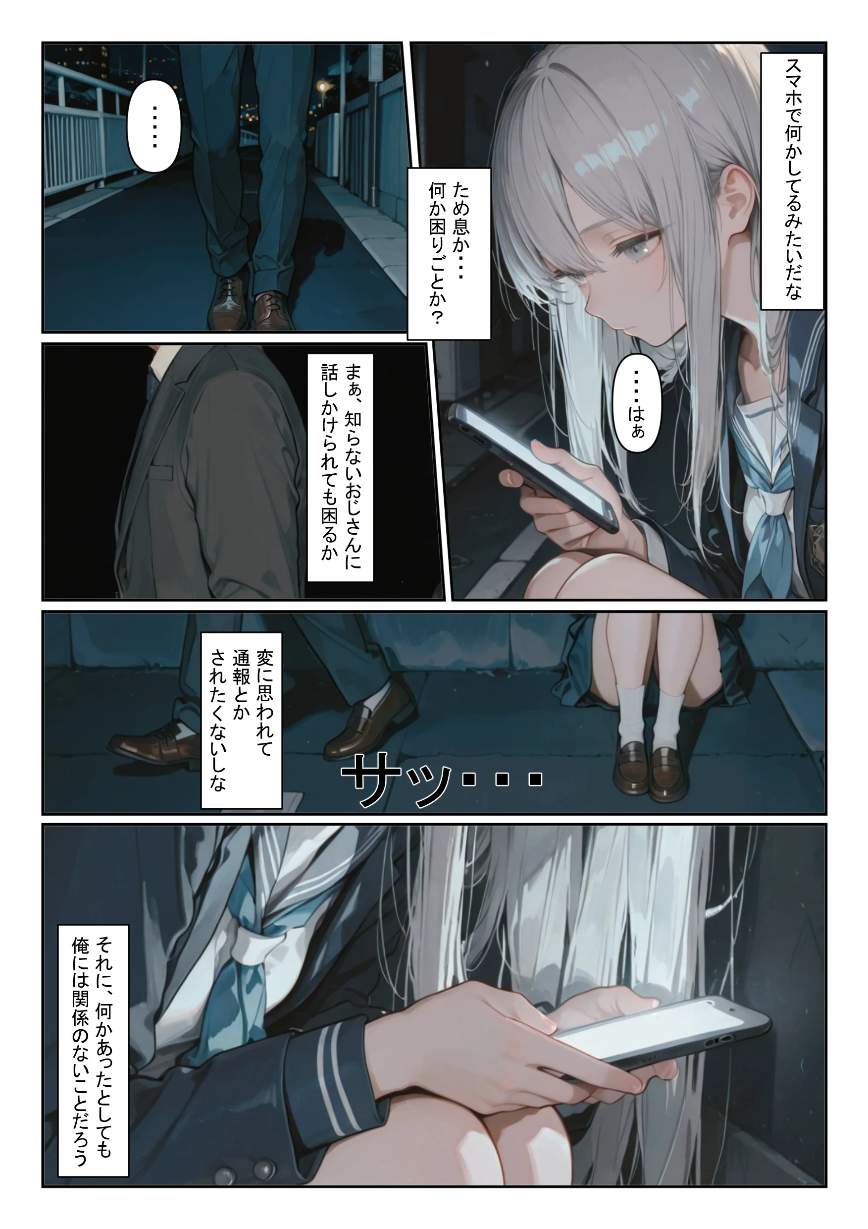 家出少女を拾ったら フェラ・ラブコメ・中出し サンプル2ページ目(かまあげ館)