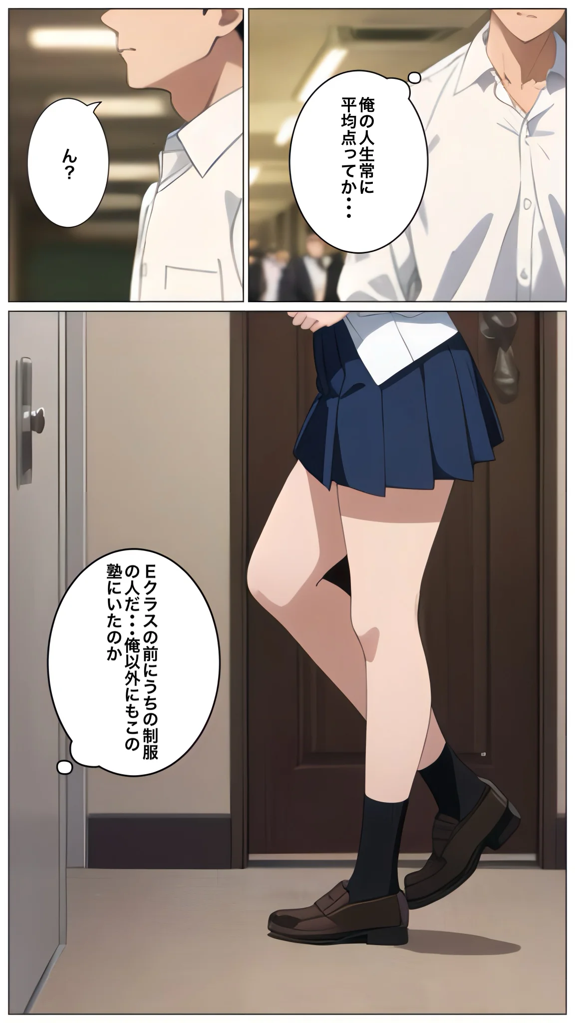 うちの学校のマドンナが塾では最下位クラスだった件 制服・処女・学園もの サンプル5ページ目（コノコモアノコモ）