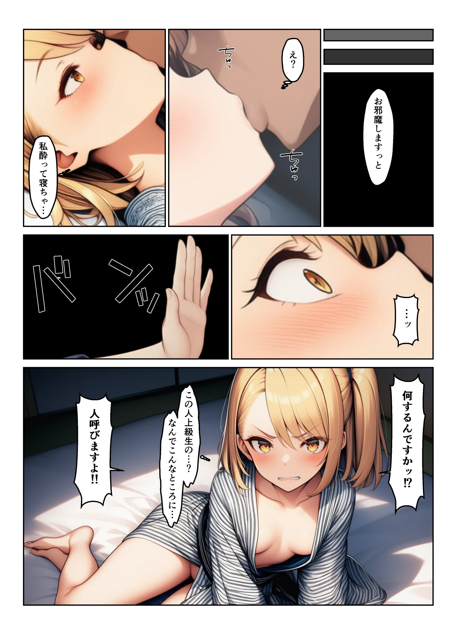 ギャル彼女寝取られ 最愛の彼女はサークルの旅行で寝取られていた ギャル・巨乳・寝取り・寝取られ・NTR サンプル10ページ目（ヌキっぱなし）
