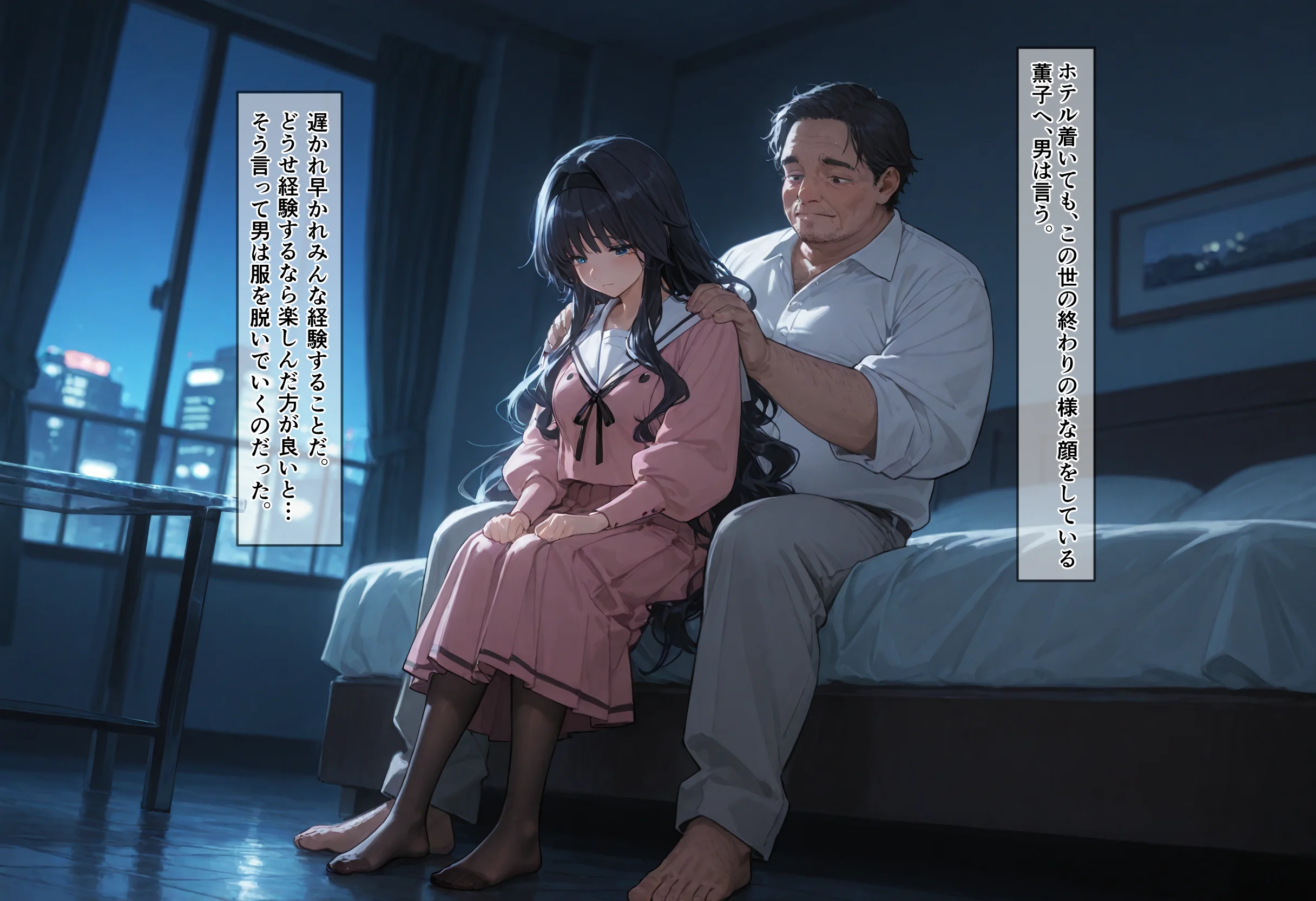 特待生の奉仕義務 お嬢様学校の裏特待制度 〜奨学金と引き換えにパトロンに捧げた処女膜〜 羞恥・クンニ・処女 サンプル4ページ目（にぽぽ堂）