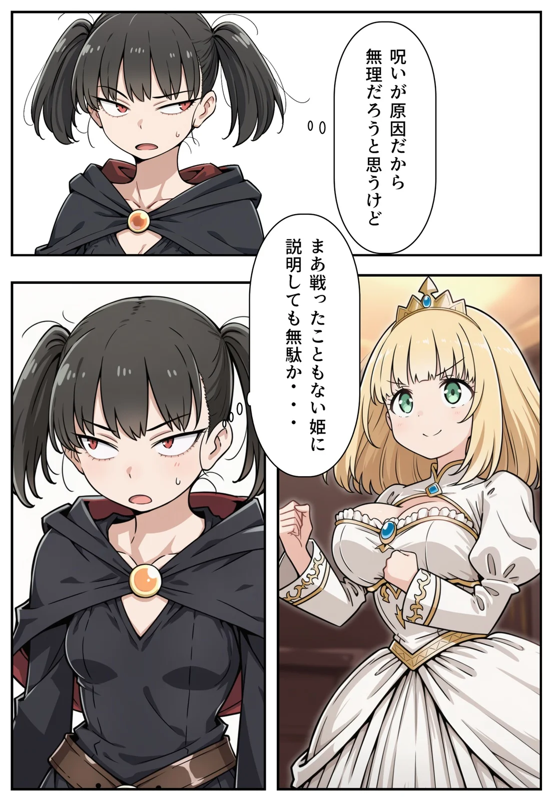 勇者のために姫様エッチ ファンタジー・お姫様・巨乳 サンプル10ページ目（メガネーロ）